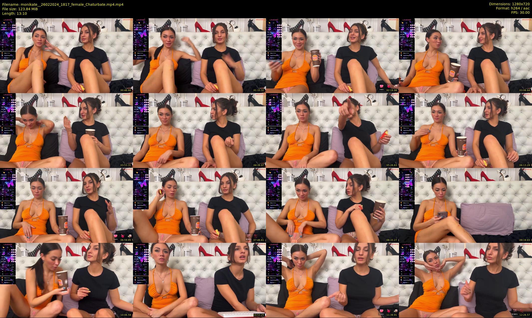 monikate_ — 14 minute Chaturbate couple cam show recording, 720p, Feb 26, 2024