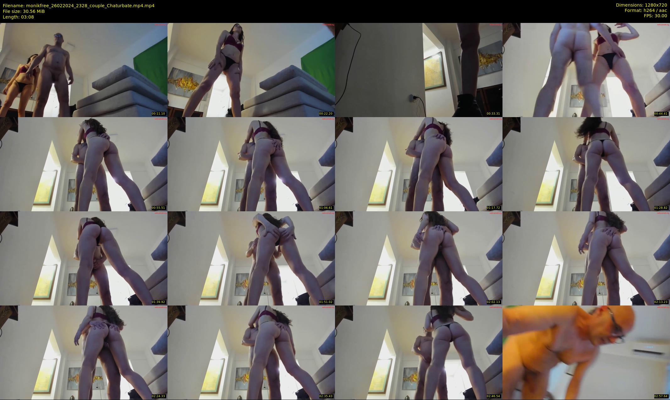 monikfree — 4 minute Chaturbate couple cam show recording, 720p, Feb 26, 2024