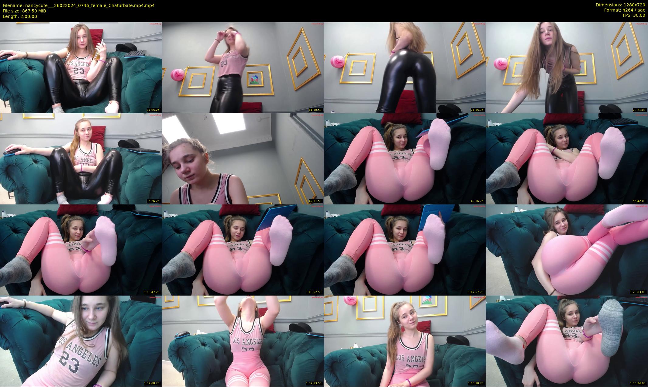 nancycute__ — 120 minute Chaturbate female cam show recording, 720p, Feb 26, 2024