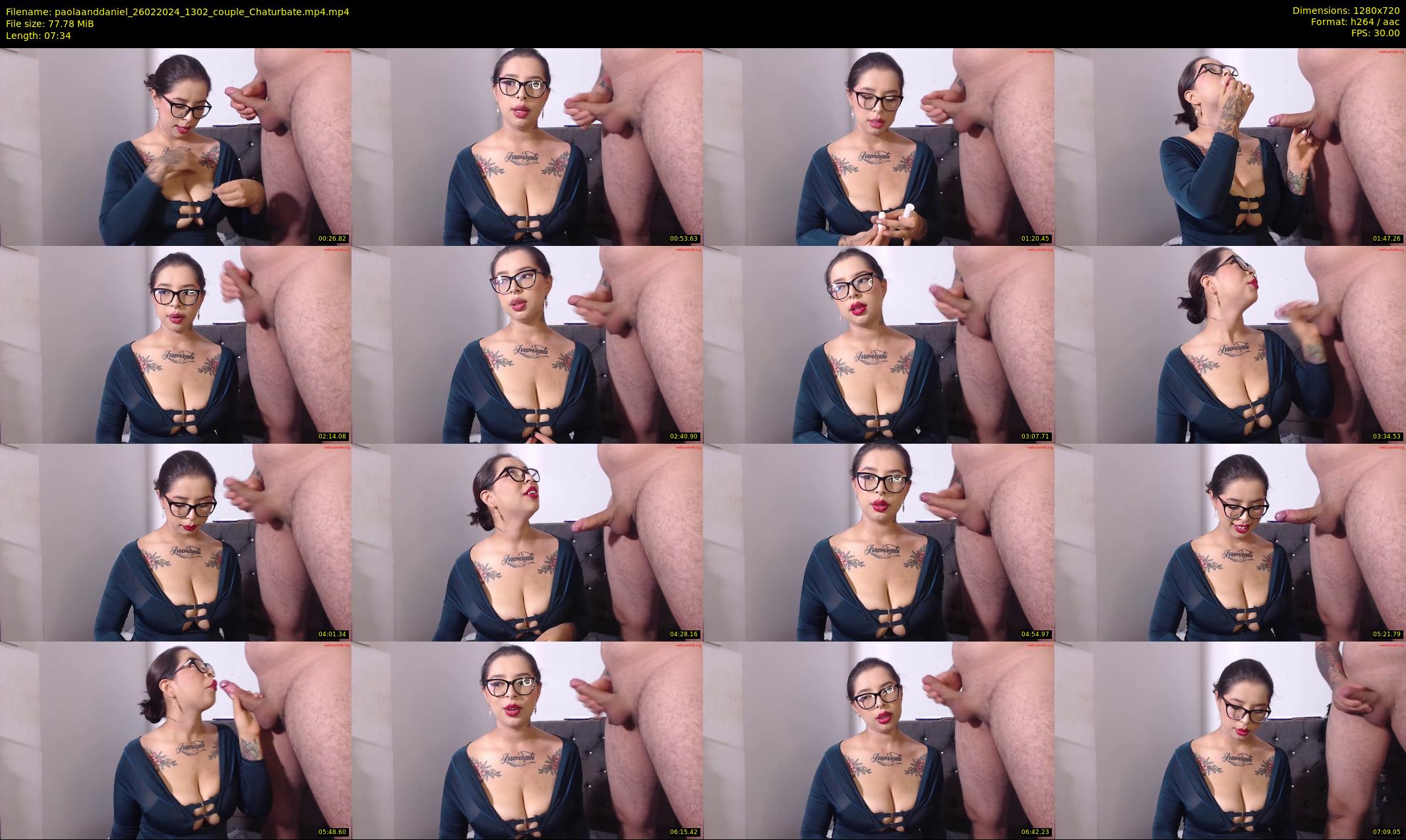 paolaanddaniel — 8 minute Chaturbate couple cam show recording, 720p, Feb 26, 2024