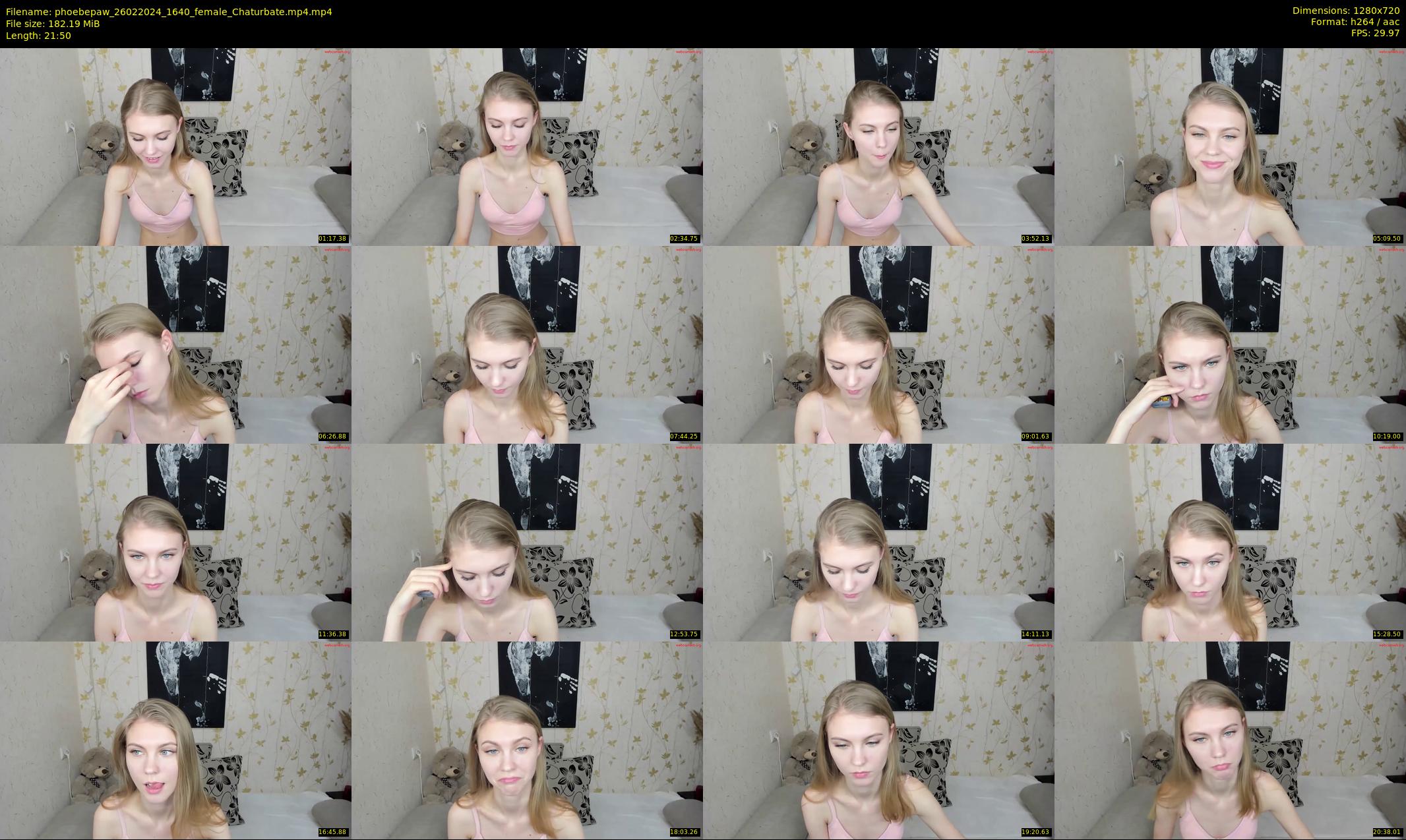 phoebepaw — 22 minute Chaturbate female cam show recording, 720p, Feb 26, 2024