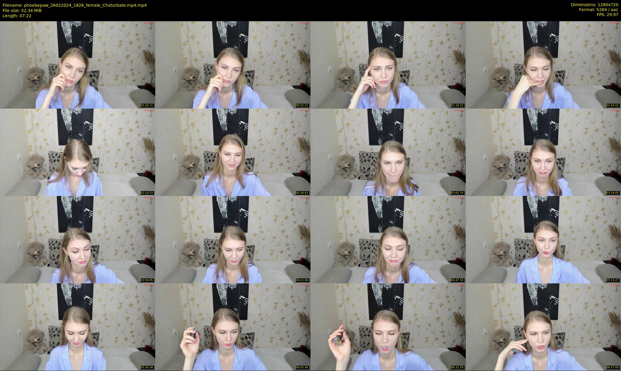 phoebepaw — 8 minute Chaturbate female cam show recording, 720p, Feb 26, 2024