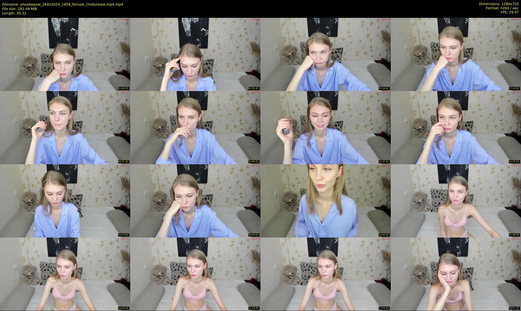 phoebepaw — 31 minute Chaturbate female cam show recording, 720p, Feb 26, 2024