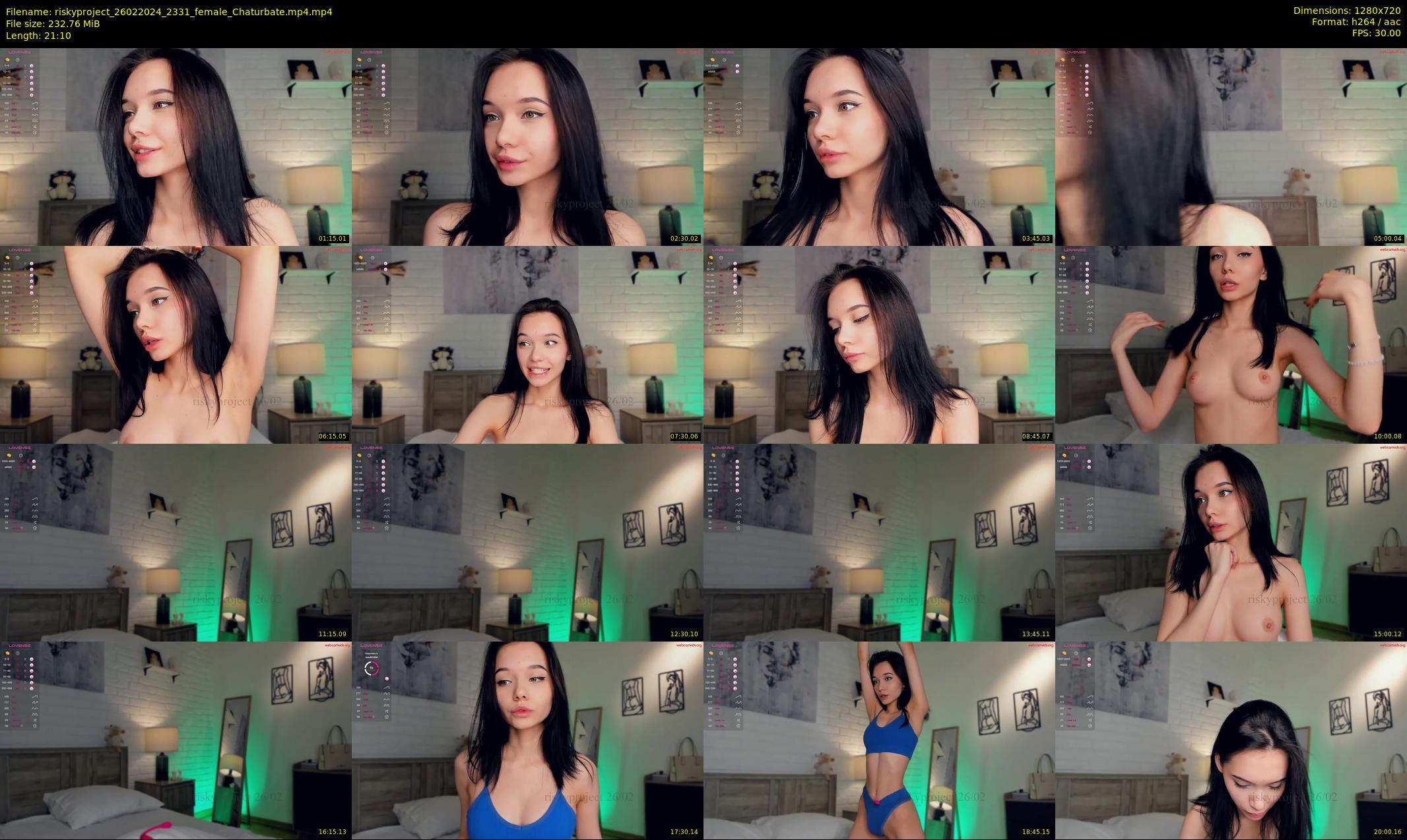 riskyproject — 22 minute Chaturbate couple cam show recording, 720p, Feb 26, 2024