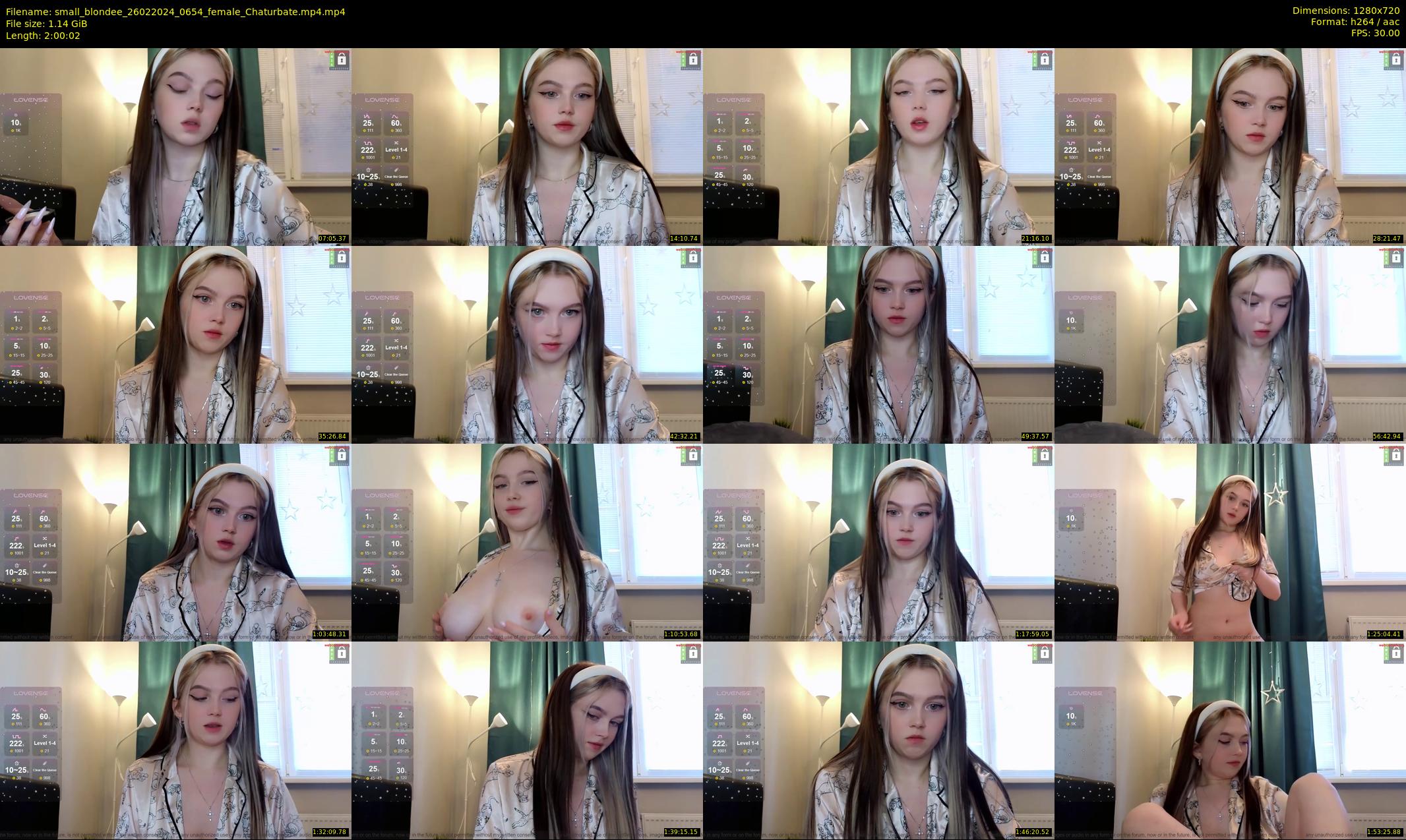 small_blondee — 121 minute Chaturbate female cam show recording, 720p, Feb 26, 2024