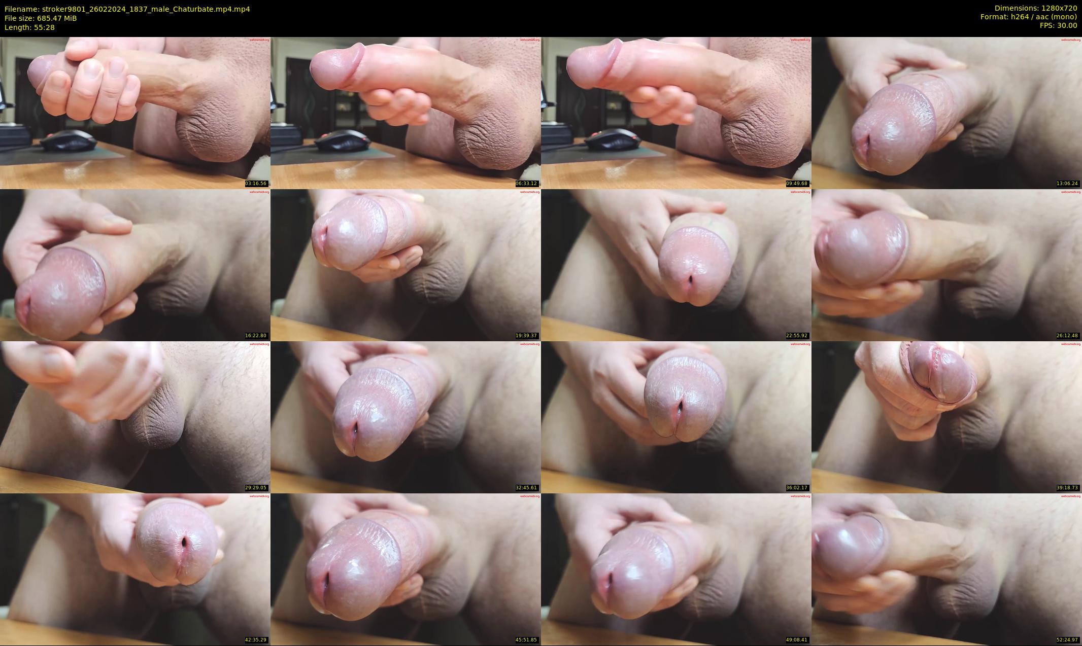 stroker9801 — 56 minute Chaturbate male cam show recording, 720p, Feb 26, 2024
