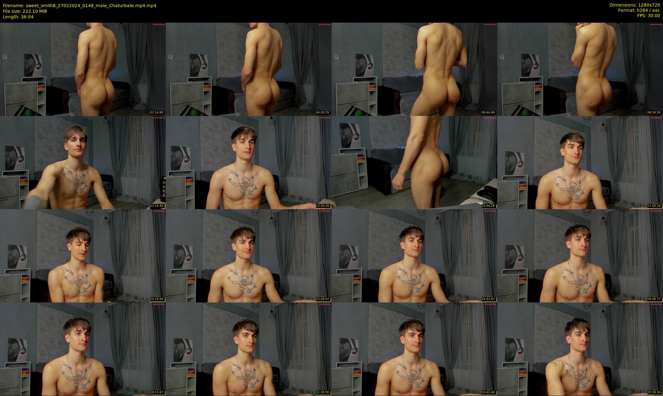 sweet_smith8 — 39 minute Chaturbate male cam show recording, 720p, Feb 27, 2024
