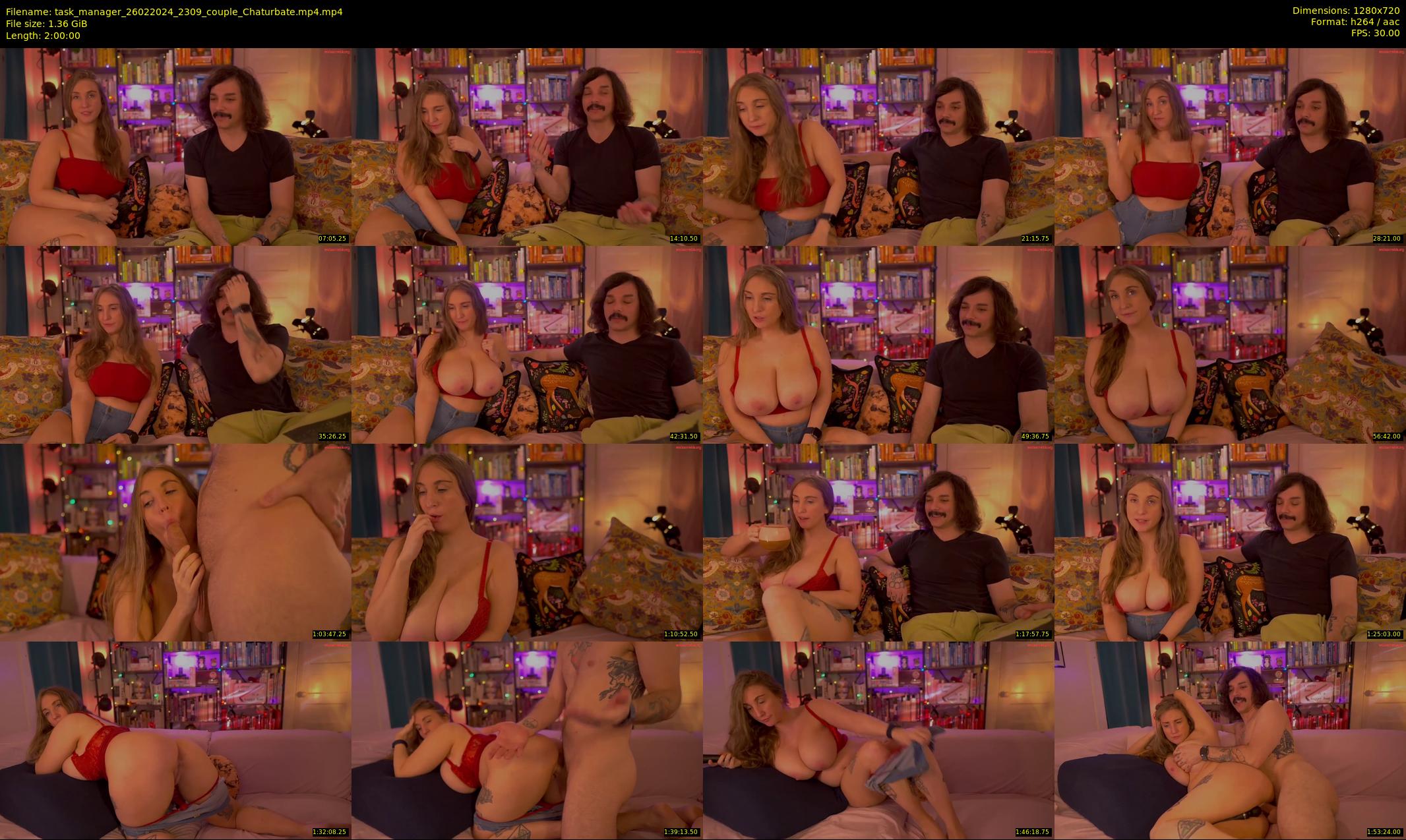 task_manager — 120 minute Chaturbate couple cam show recording, 720p, Feb 26, 2024