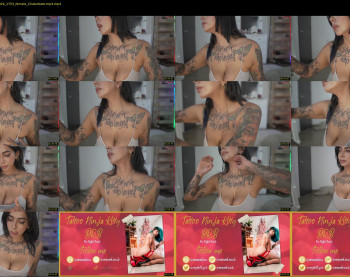 tattoo_ninja_kitty — 6 minute Chaturbate female cam show recording, 720p, Feb 26, 2024