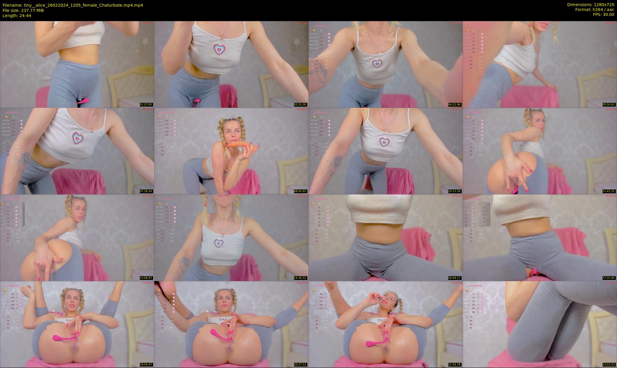 tiny__alice — 25 minute Chaturbate female cam show recording, 720p, Feb 26, 2024