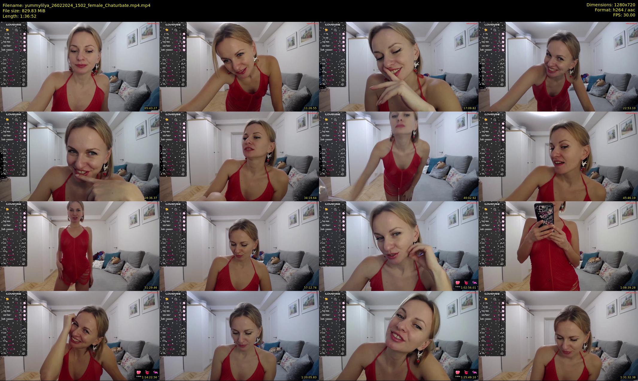 yummylilya — 97 minute Chaturbate female cam show recording, 720p, Feb 26, 2024