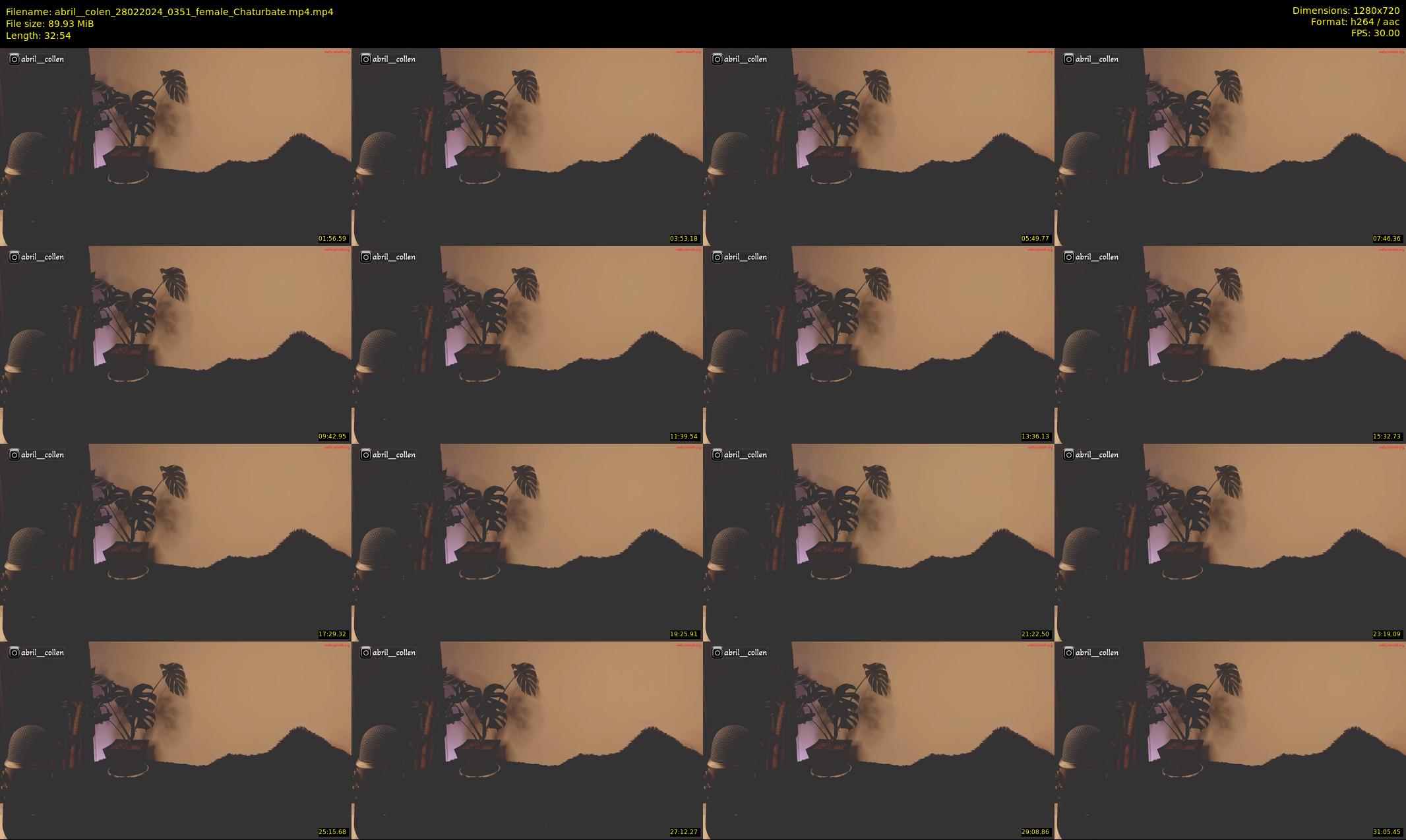 abril__colen — 33 minute Chaturbate female cam show recording, 720p, Feb 28, 2024