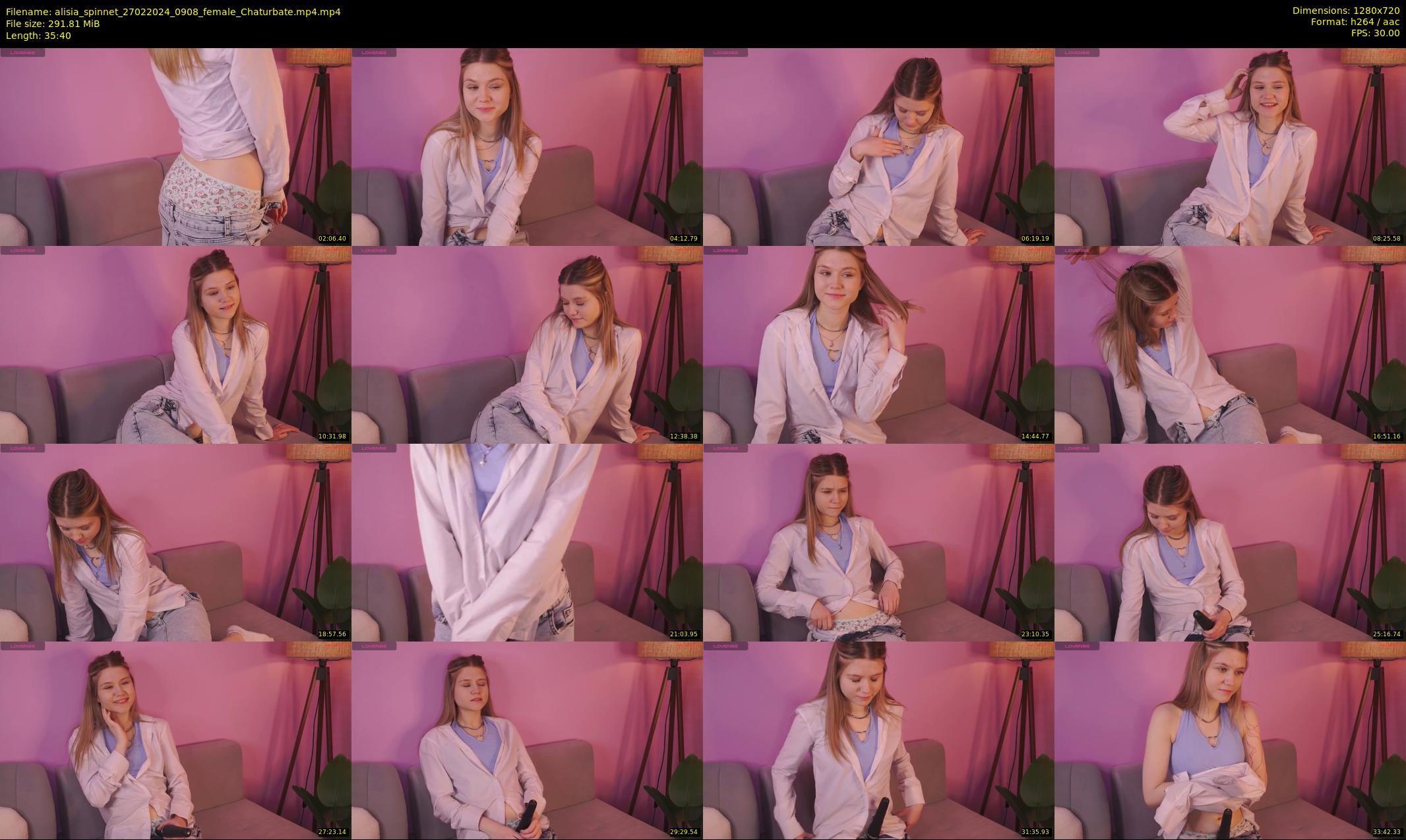 alisia_spinnet — 36 minute Chaturbate female cam show recording, 720p, Feb 27, 2024