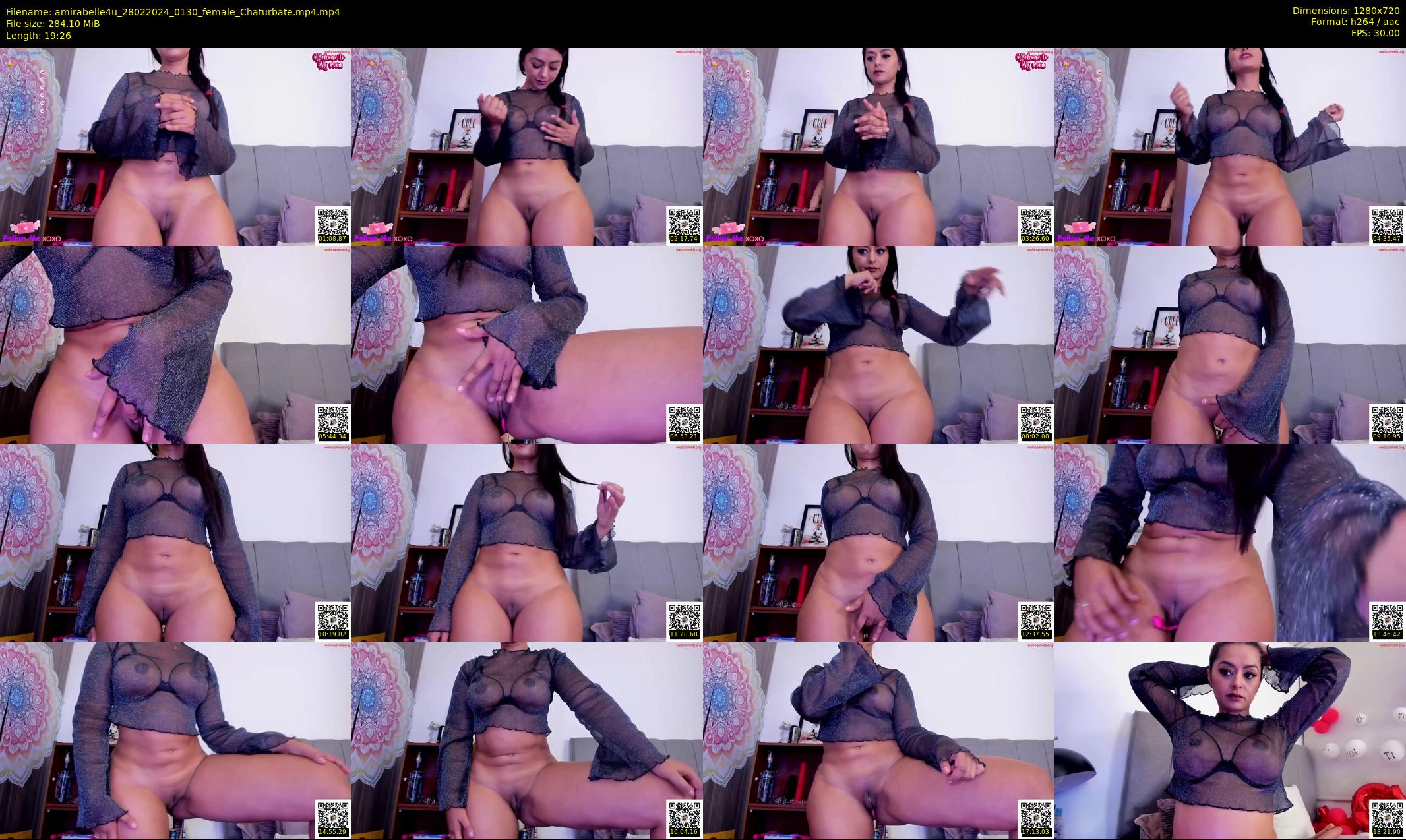 amirabelle4u — 20 minute Chaturbate female cam show recording, 720p, Feb 28, 2024