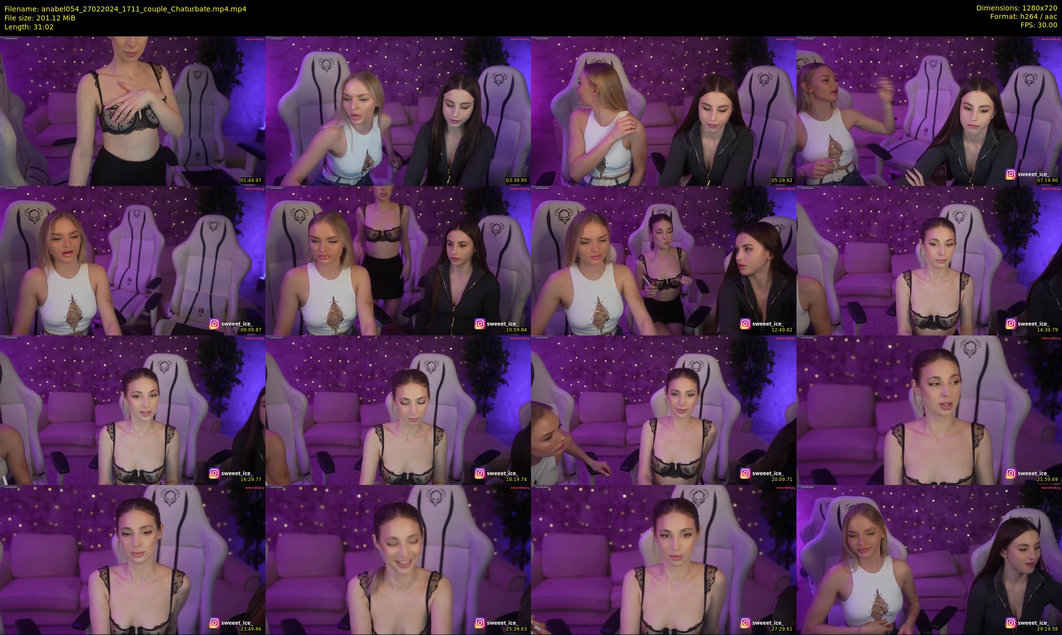anabel054 — 32 minute Chaturbate female cam show recording, 720p, Feb 27, 2024