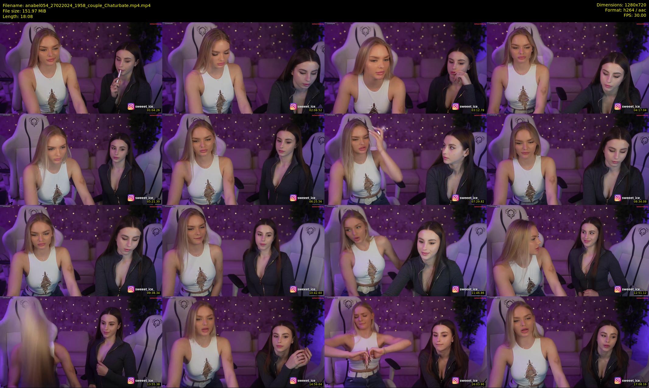 anabel054 — 19 minute Chaturbate female cam show recording, 720p, Feb 27, 2024
