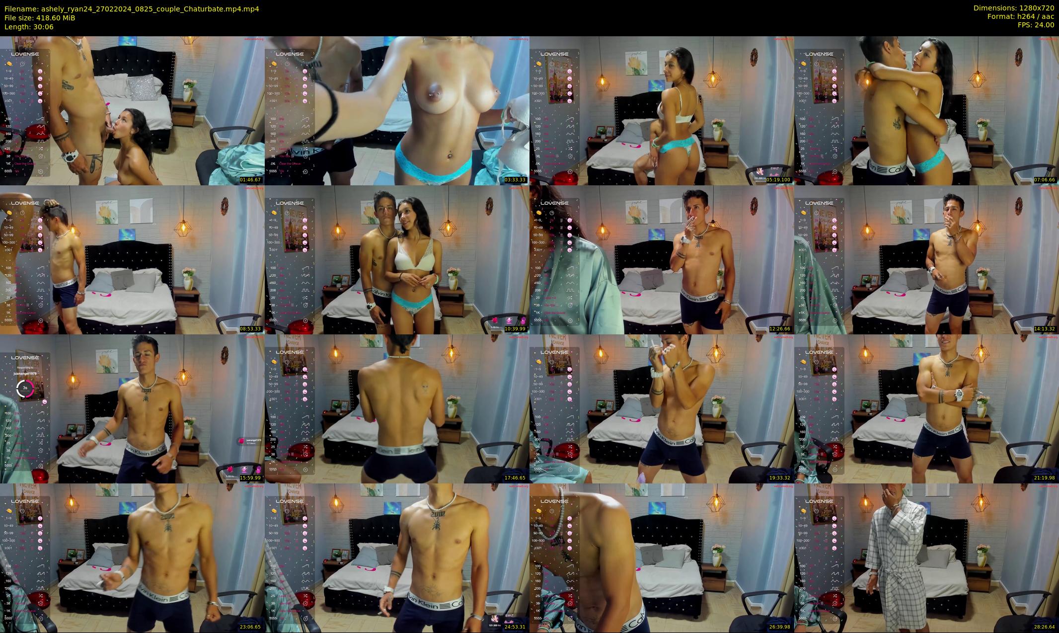 ashely_ryan24 — 31 minute Chaturbate couple cam show recording, 720p, Feb 27, 2024