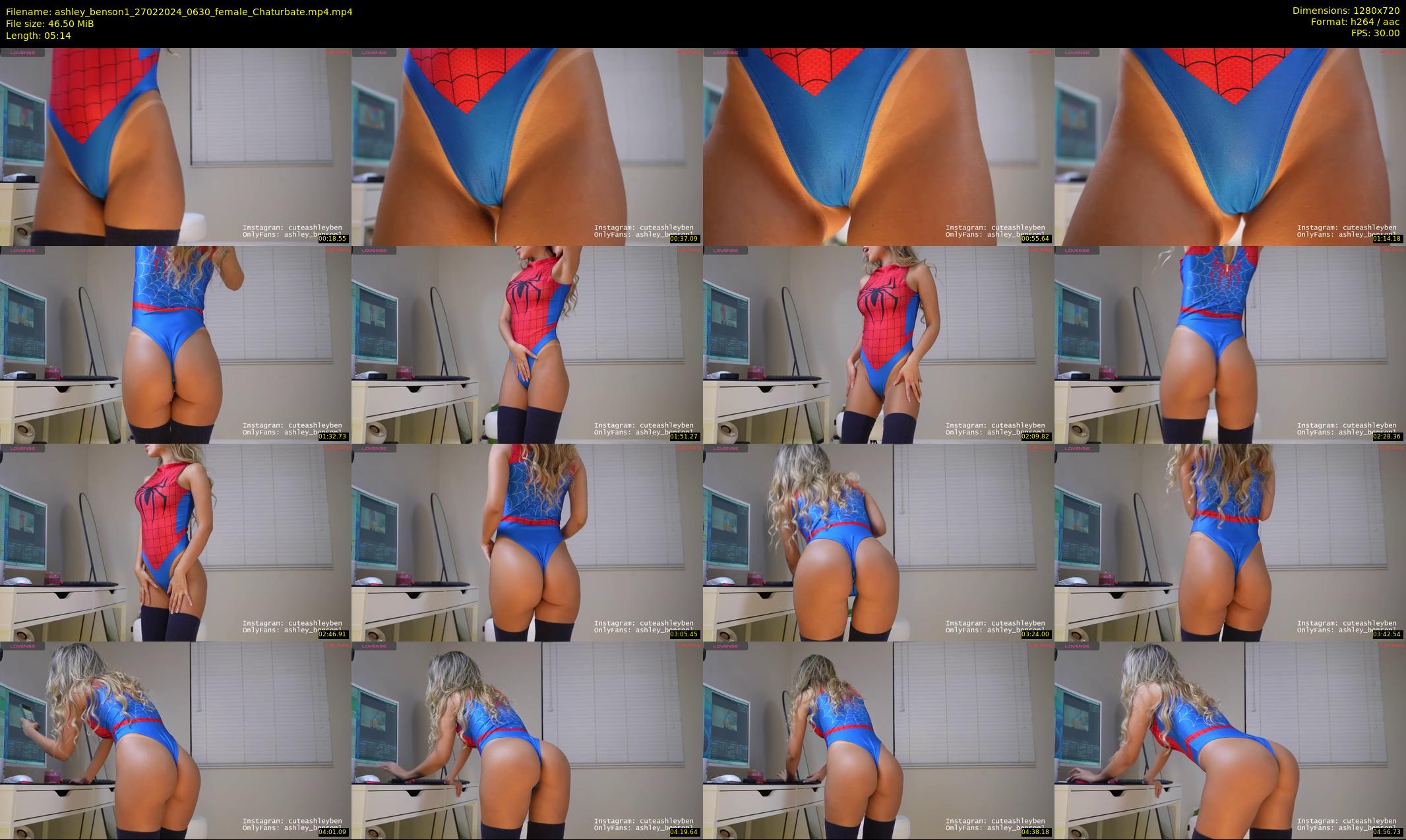 ashley_benson1 — 6 minute Chaturbate female cam show recording, 720p, Feb 27, 2024