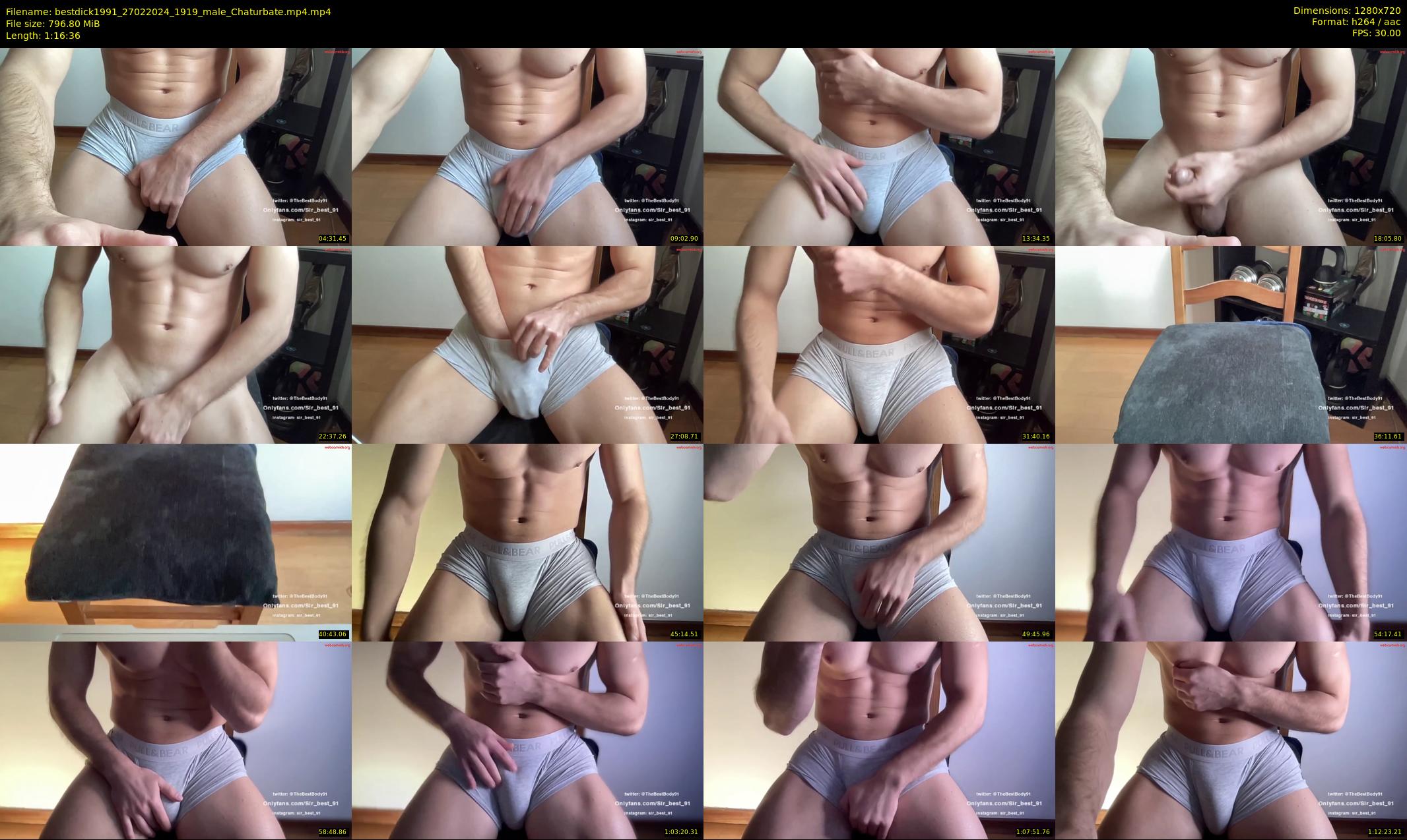 bestdick1991 — 77 minute Chaturbate male cam show recording, 720p, Feb 27, 2024
