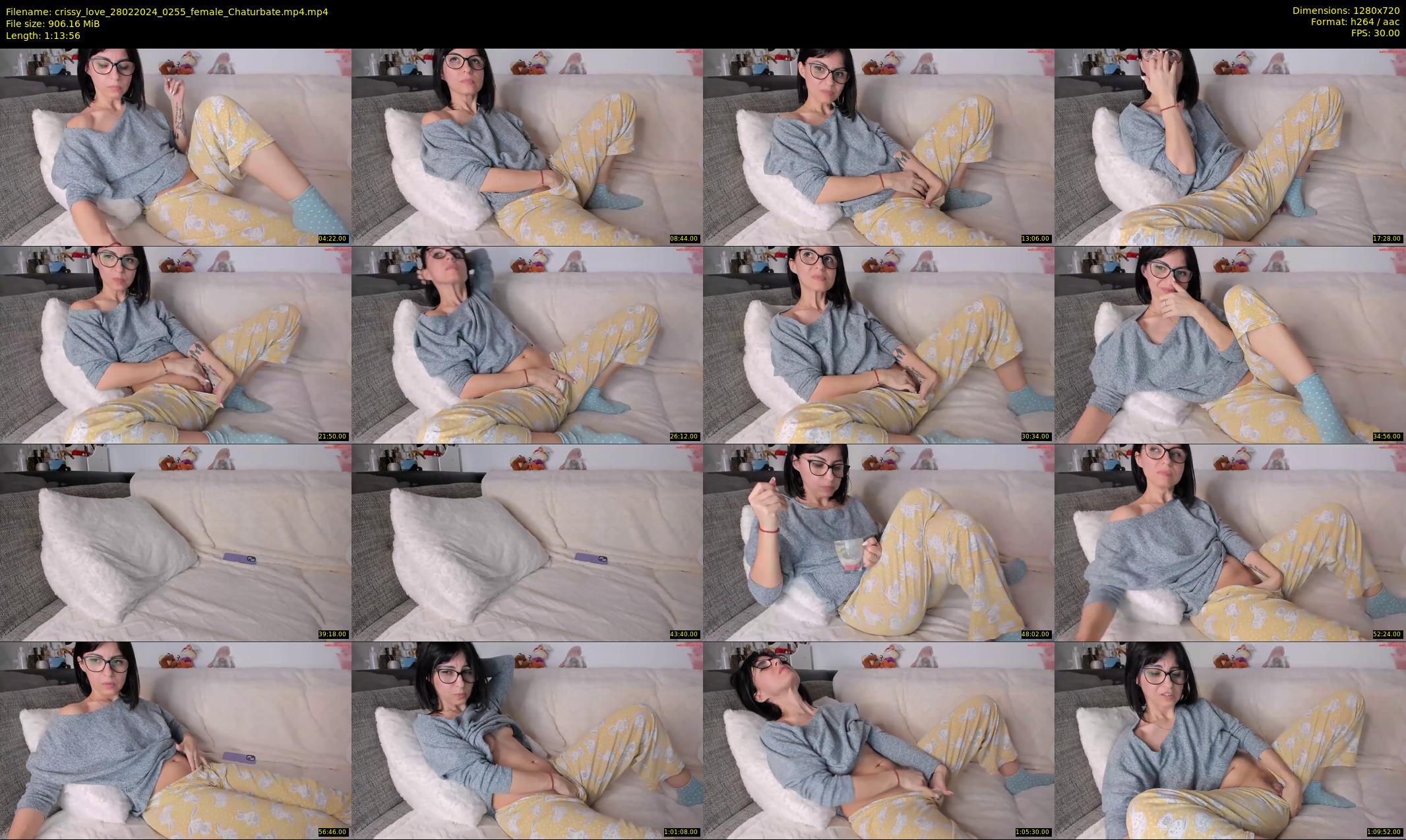 crissy_love — 74 minute Chaturbate female cam show recording, 720p, Feb 28, 2024