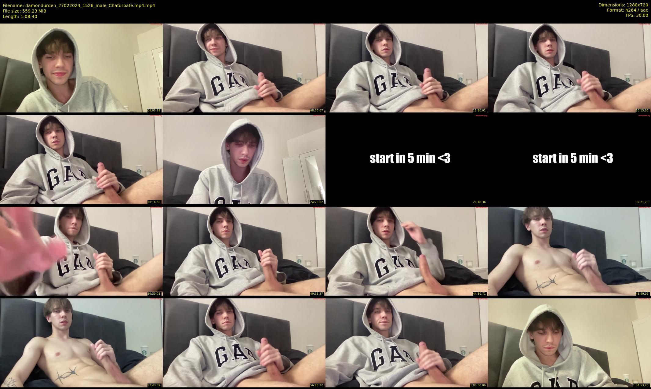 damondurden — 69 minute Chaturbate male cam show recording, 720p, Feb 27, 2024