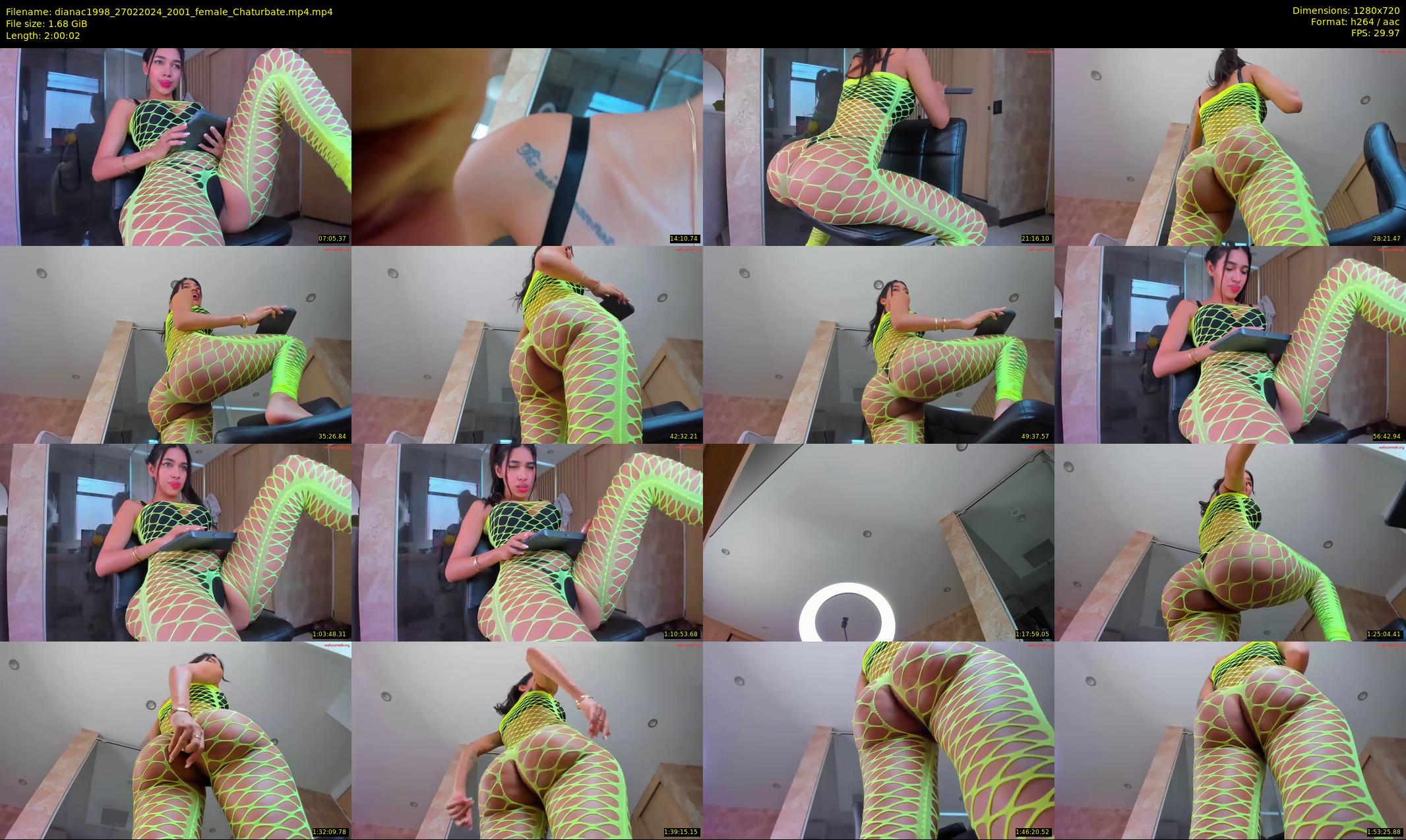 dianac1998 — 121 minute Chaturbate female cam show recording, 720p, Feb 27, 2024