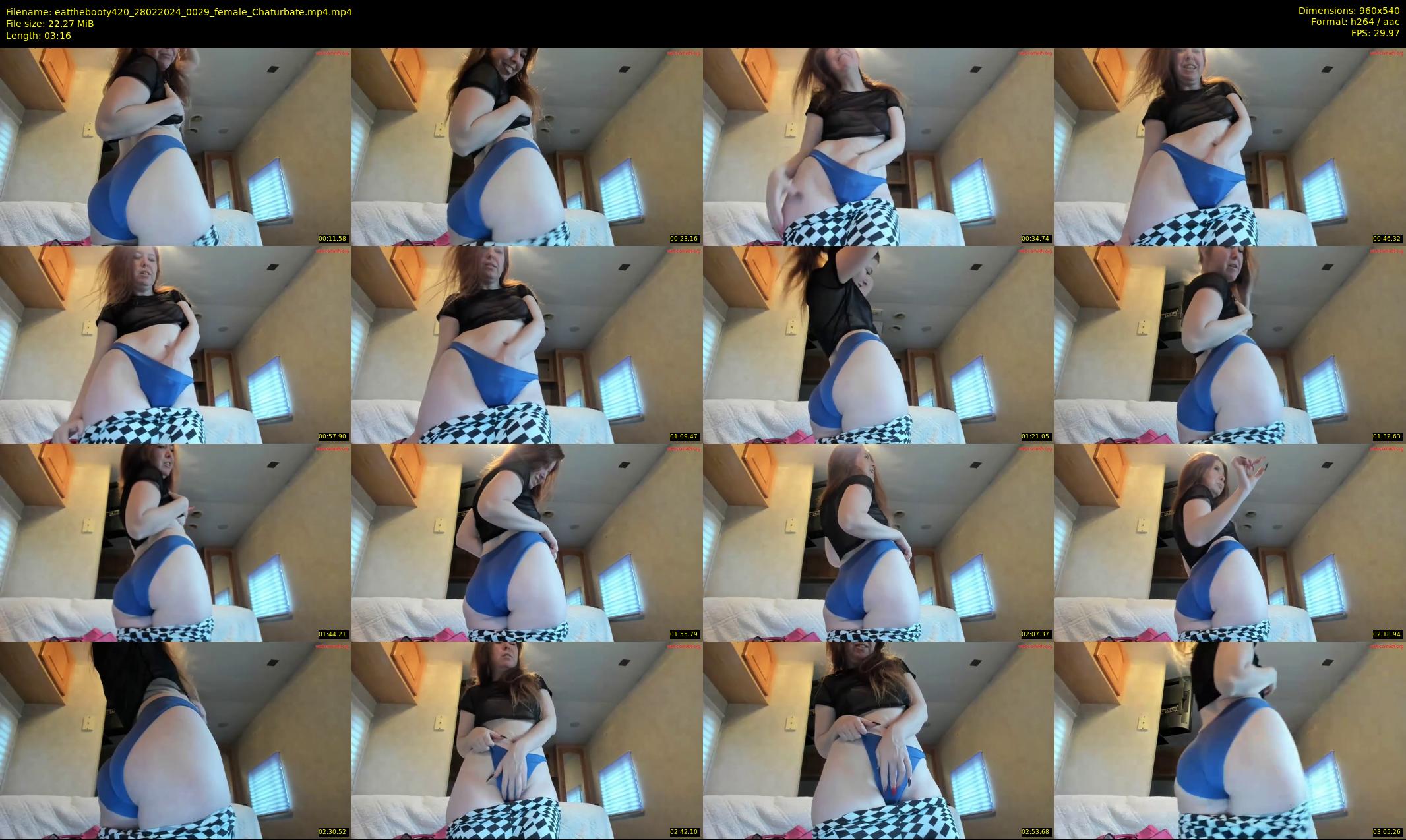 eatthebooty420 — 4 minute Chaturbate female cam show recording, 480p, Feb 28, 2024