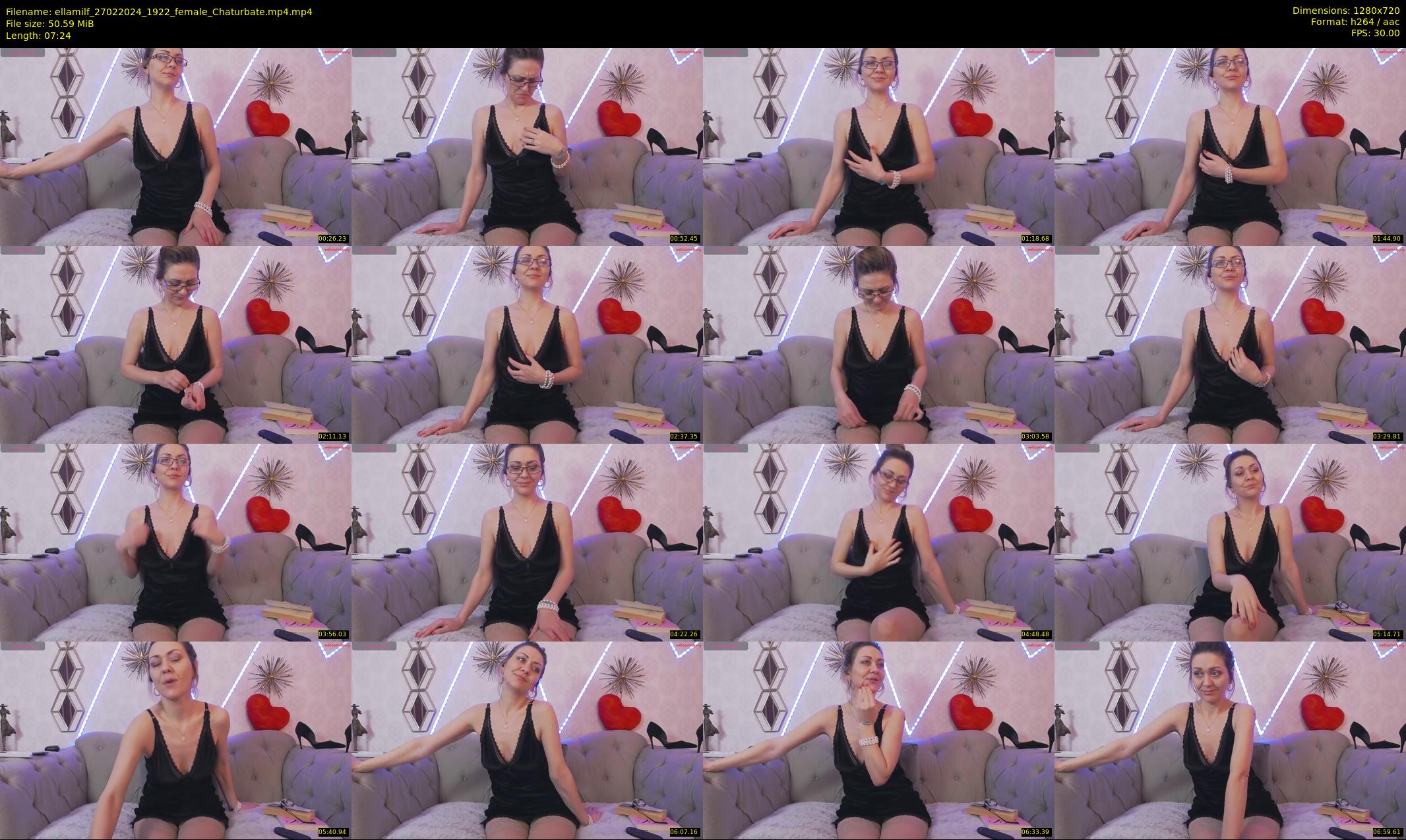 ellamilf — 8 minute Chaturbate female cam show recording, 720p, Feb 27, 2024