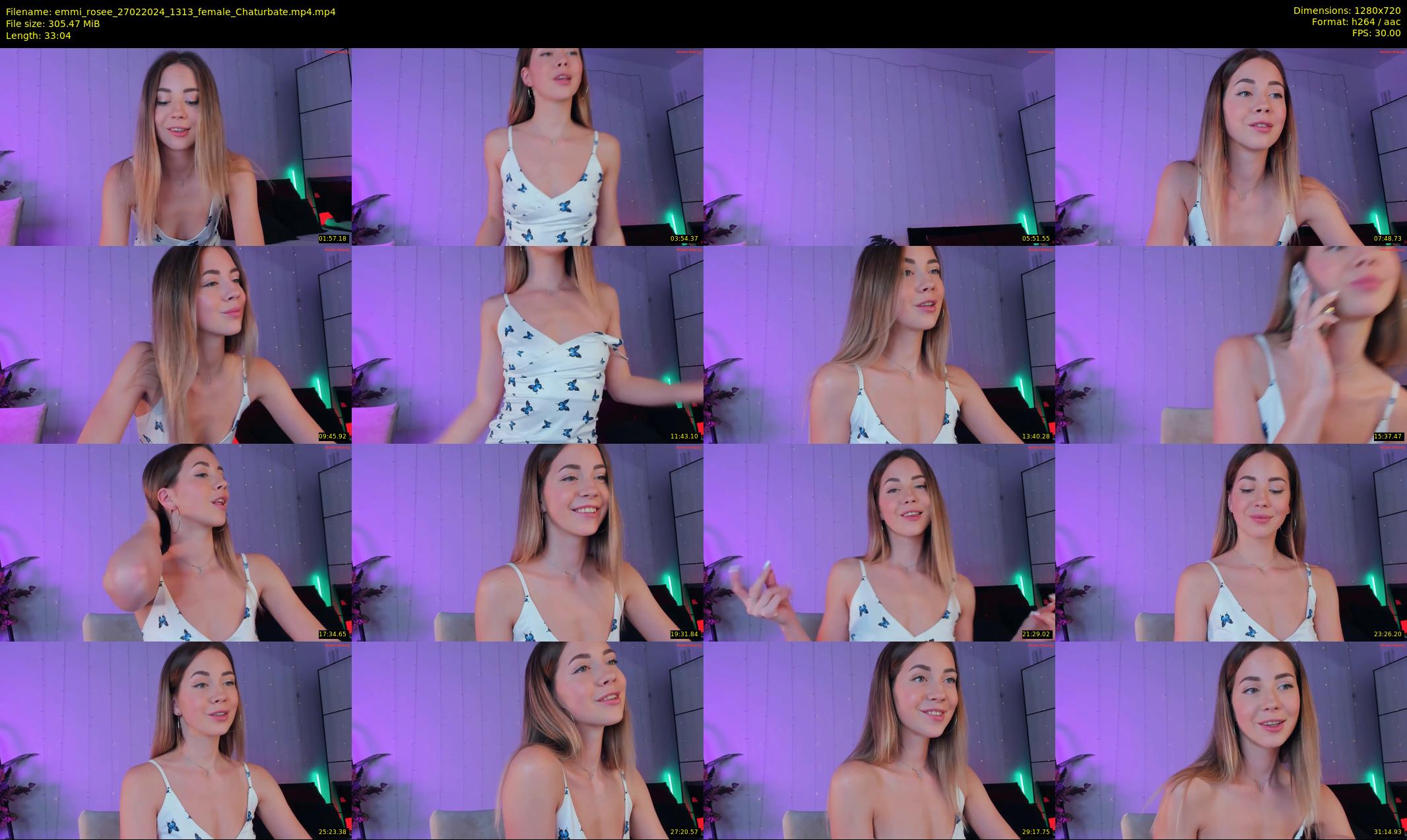 emmi_rosee — 34 minute Chaturbate female cam show recording, 720p, Feb 27, 2024