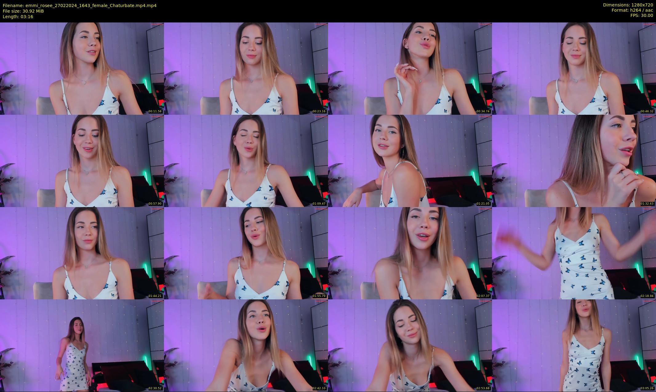 emmi_rosee — 4 minute Chaturbate female cam show recording, 720p, Feb 27, 2024