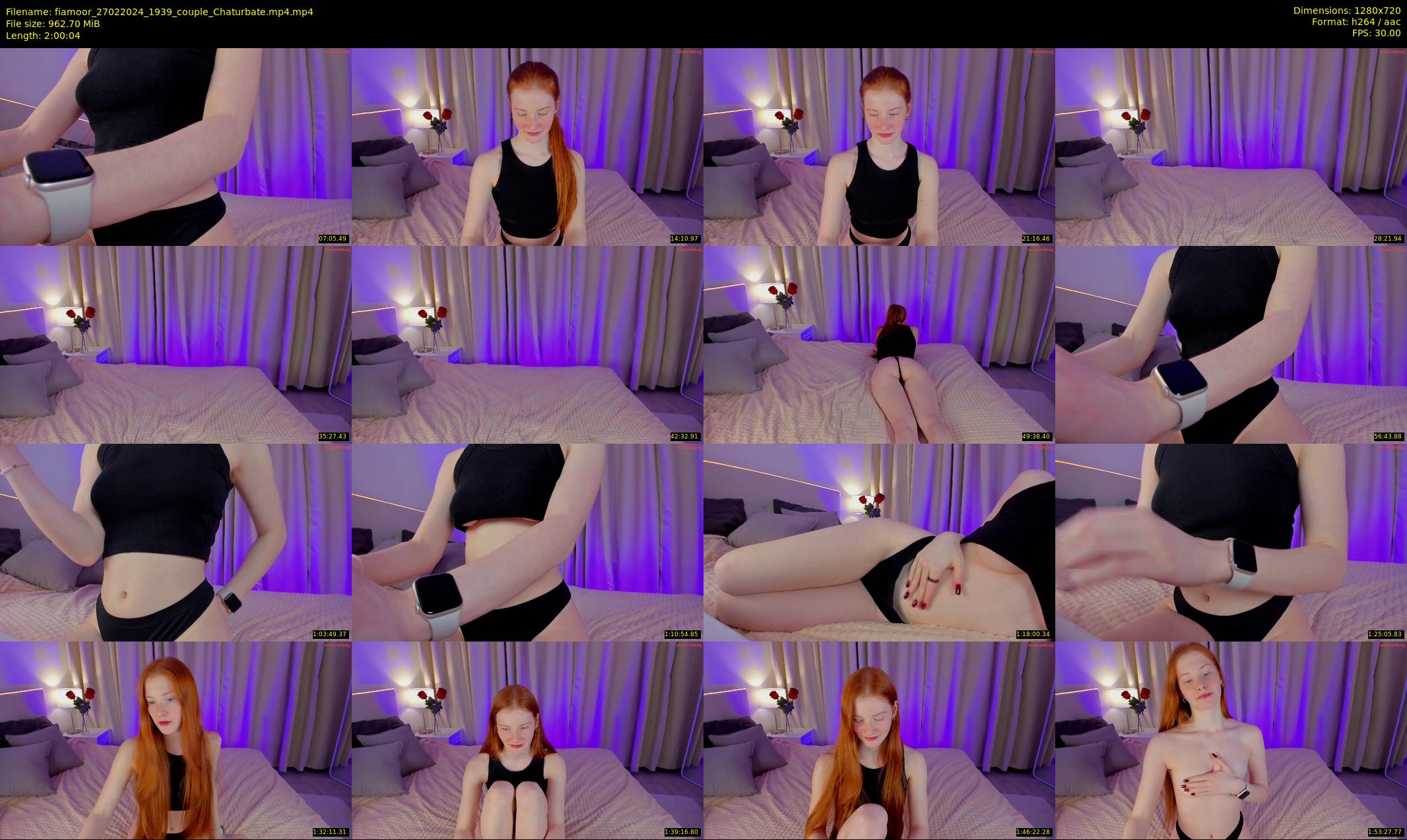 fiamoor — 121 minute Chaturbate female cam show recording, 720p, Feb 27, 2024