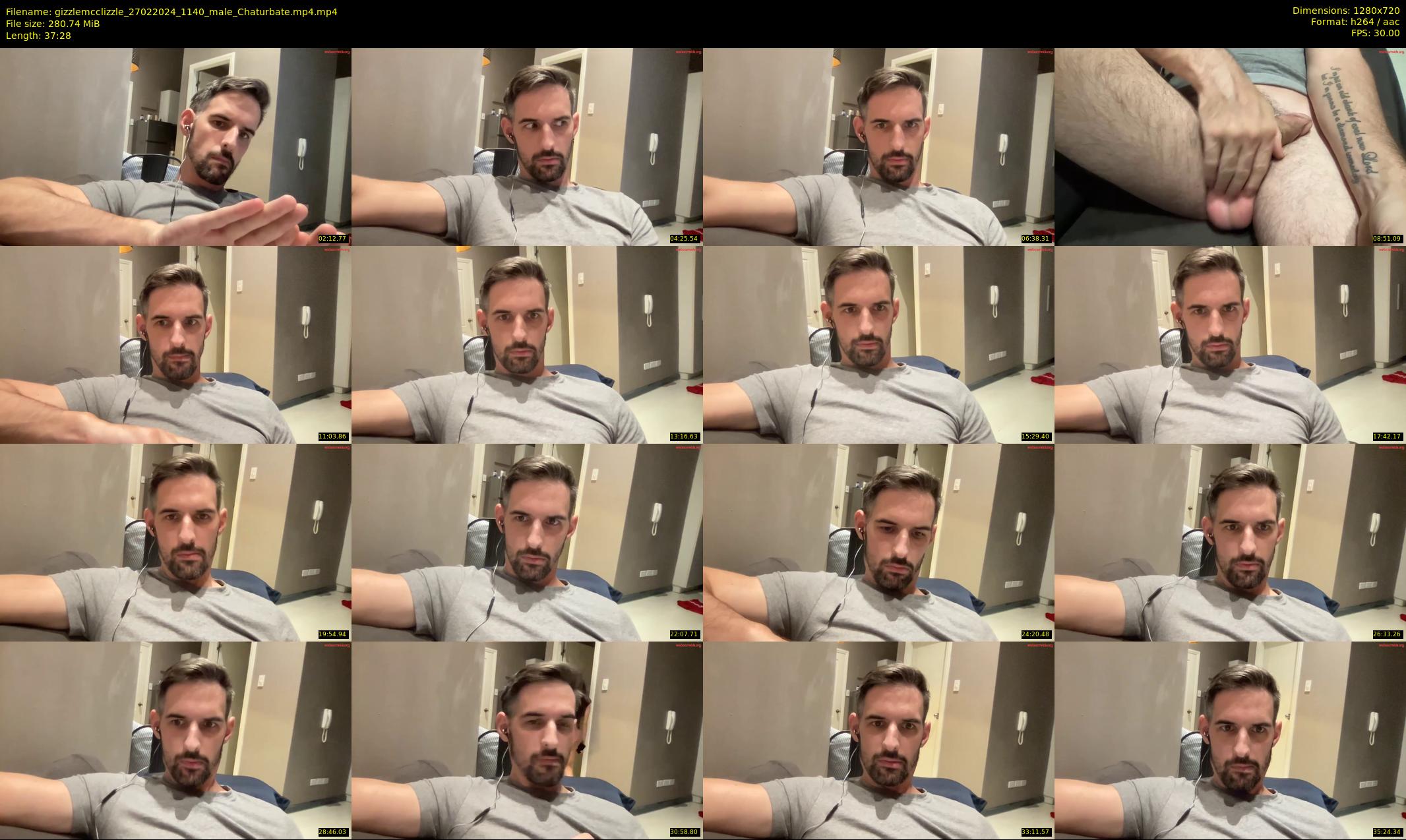gizzlemcclizzle — 38 minute Chaturbate male cam show recording, 720p, Feb 27, 2024