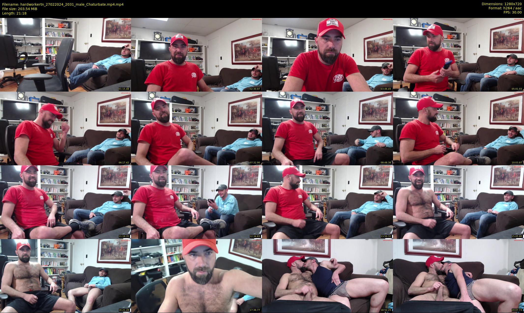 hardworkertn — 22 minute Chaturbate male cam show recording, 720p, Feb 27, 2024