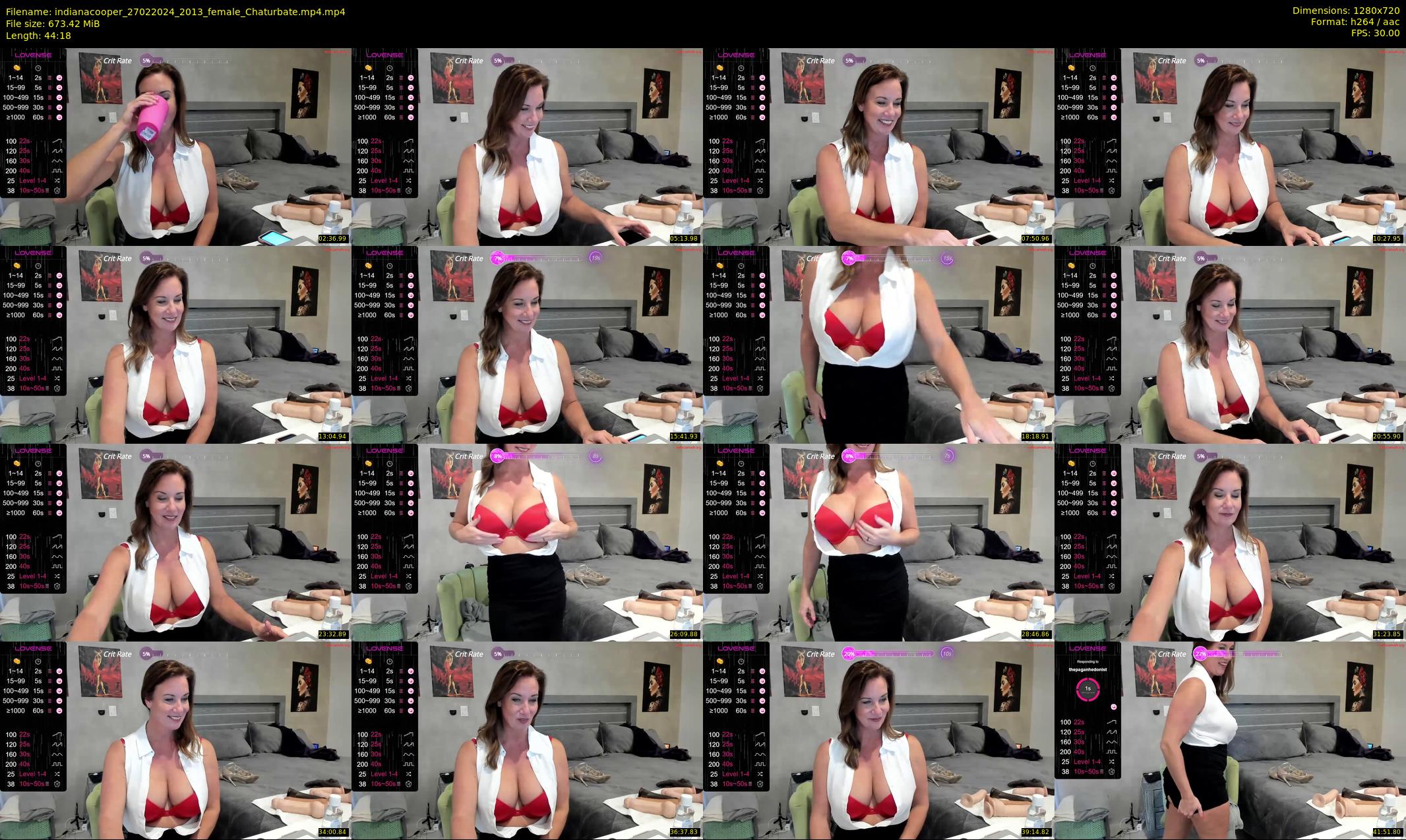 indianacooper — 45 minute Chaturbate female cam show recording, 720p, Feb 27, 2024