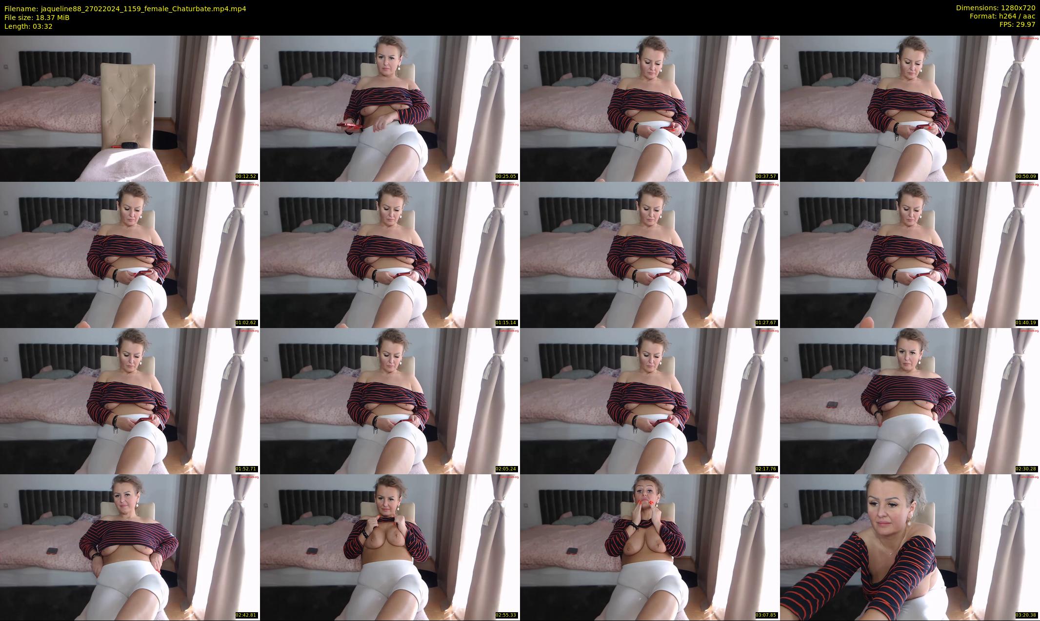 jaqueline88 — 4 minute Chaturbate female cam show recording, 720p, Feb 27, 2024