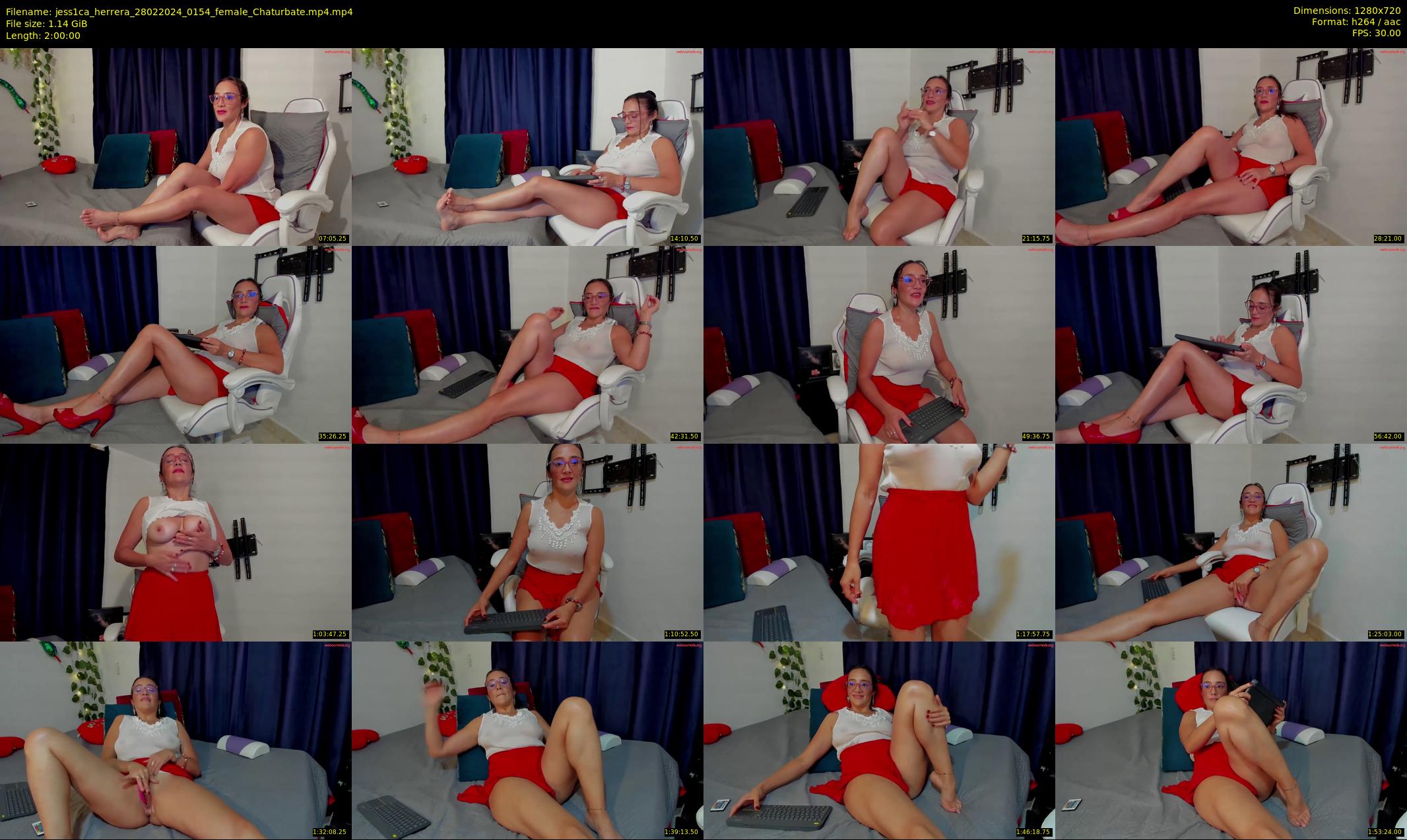 jess1ca_herrera — 120 minute Chaturbate female cam show recording, 720p, Feb 28, 2024