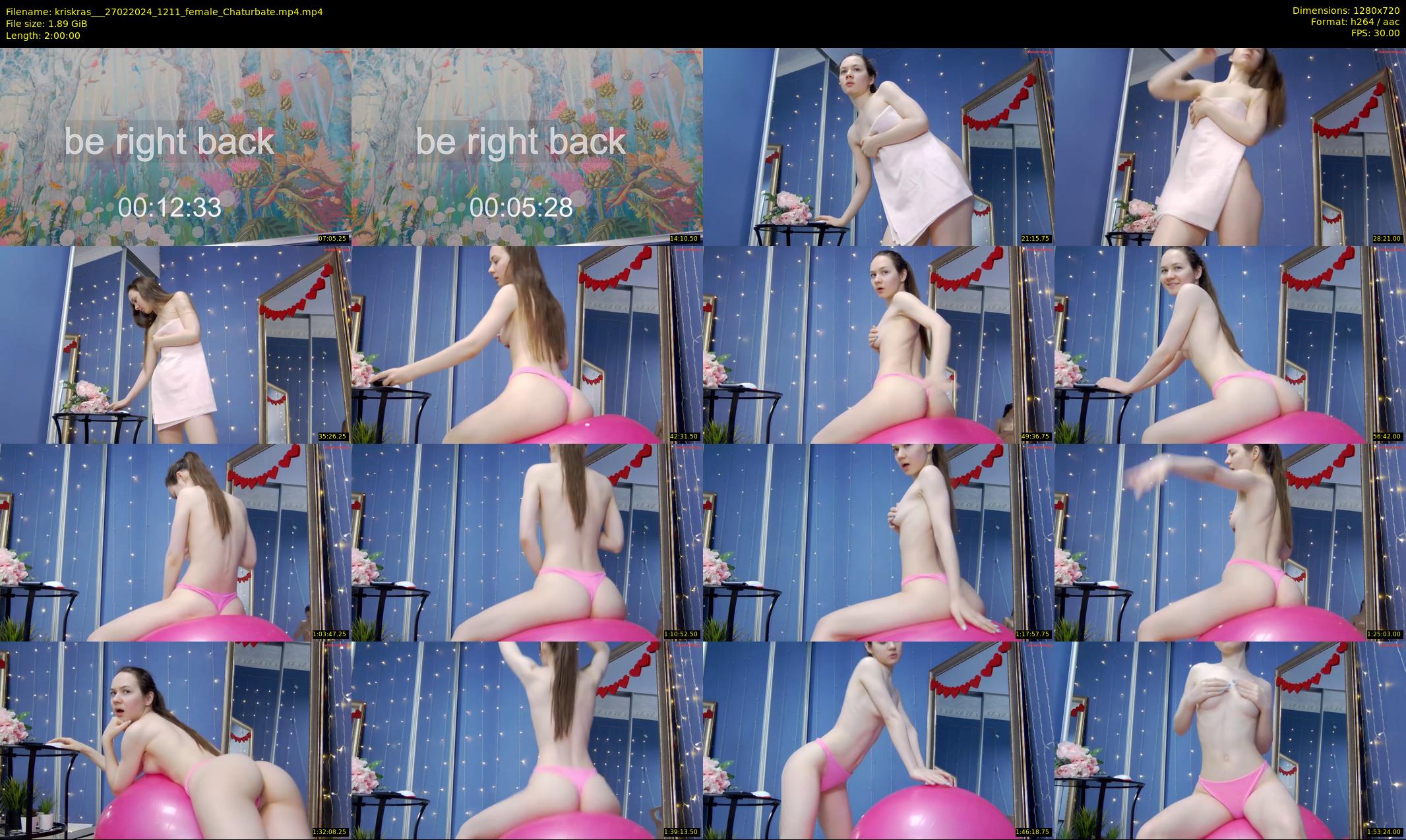 kriskras__ — 120 minute Chaturbate female cam show recording, 720p, Feb 27, 2024