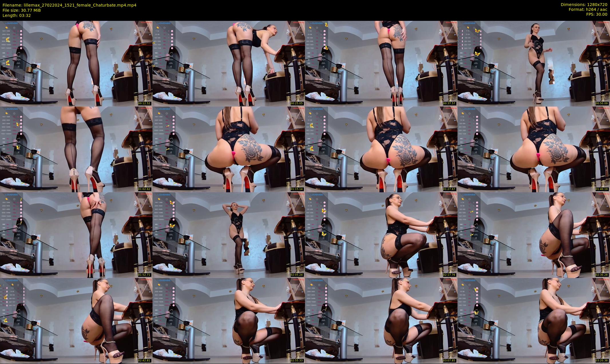 lillemax — 4 minute Chaturbate female cam show recording, 720p, Feb 27, 2024
