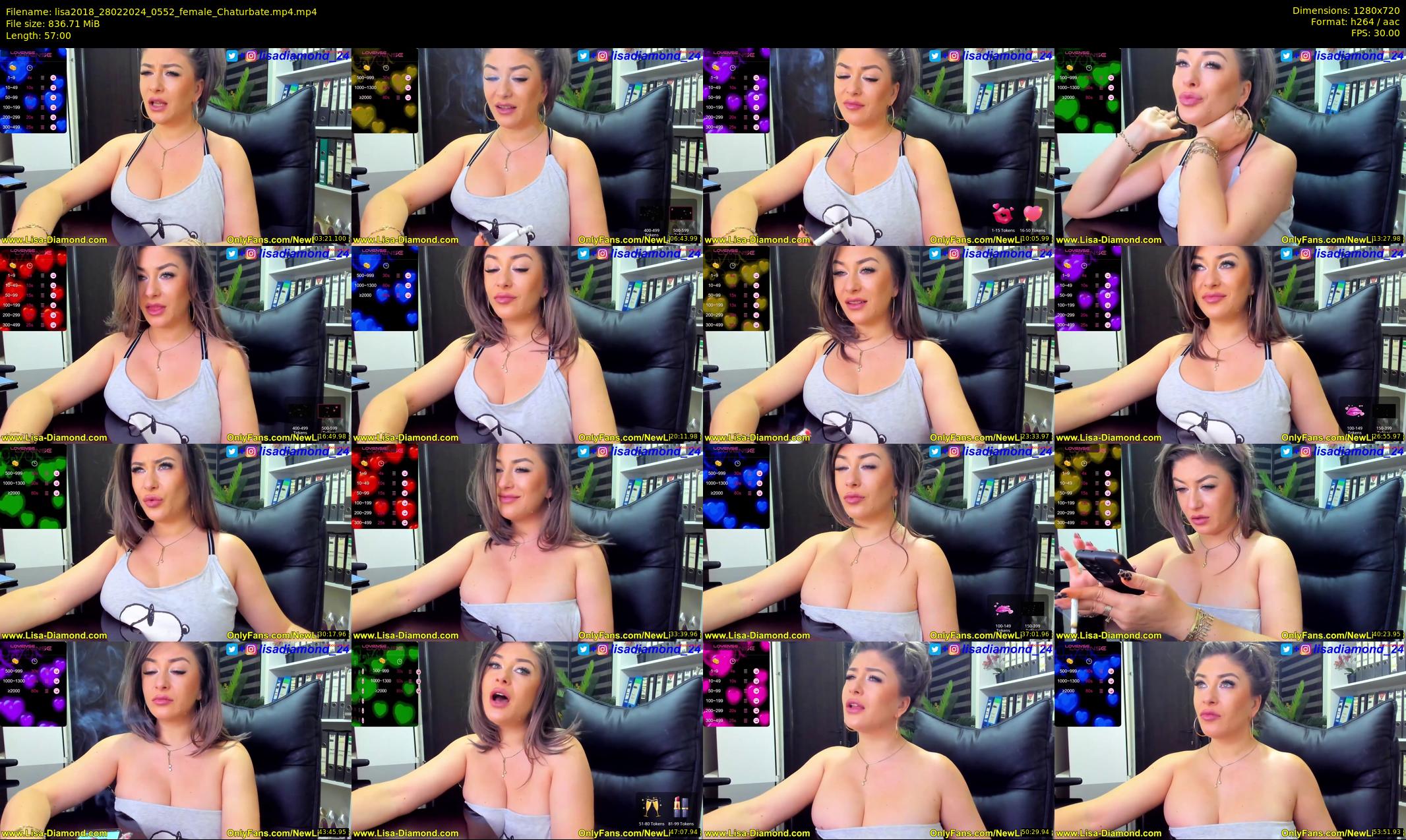 lisa2018 — 57 minute Chaturbate female cam show recording, 720p, Feb 28, 2024
