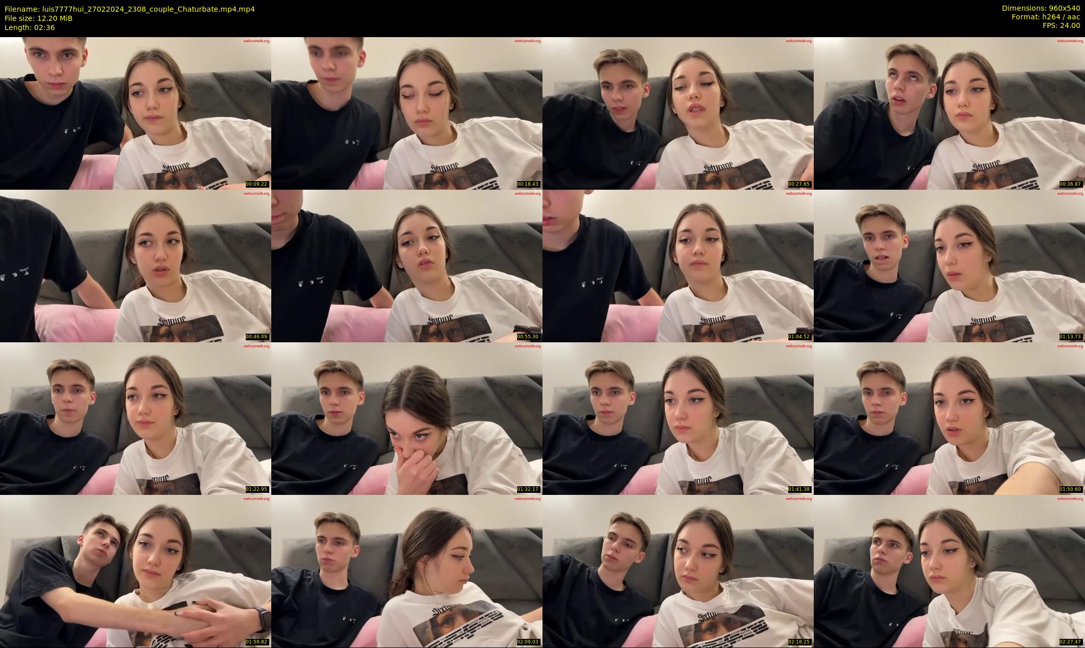 luis7777hui — 3 minute Chaturbate couple cam show recording, 480p, Feb 27, 2024
