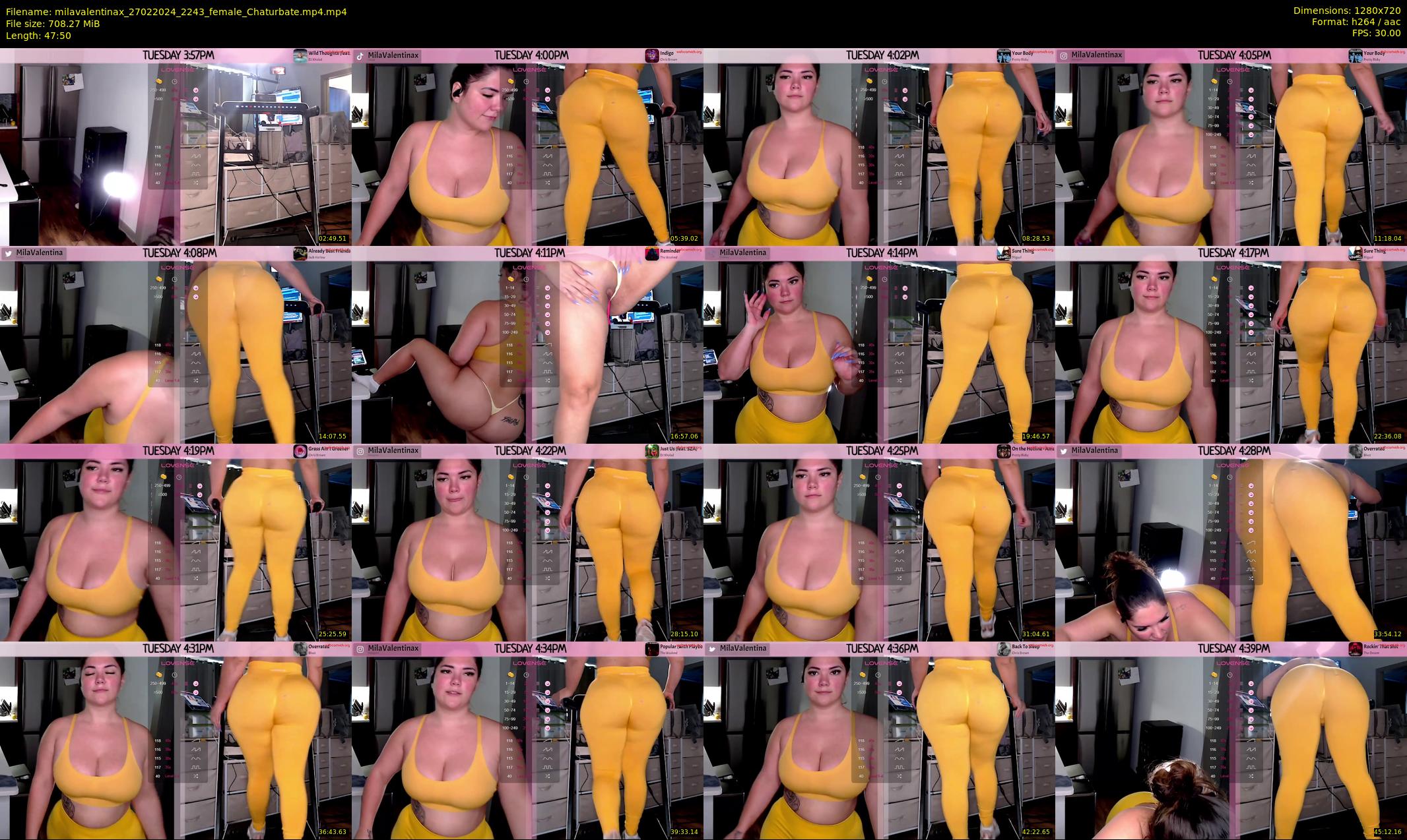 milavalentinax — 48 minute Chaturbate female cam show recording, 720p, Feb 27, 2024