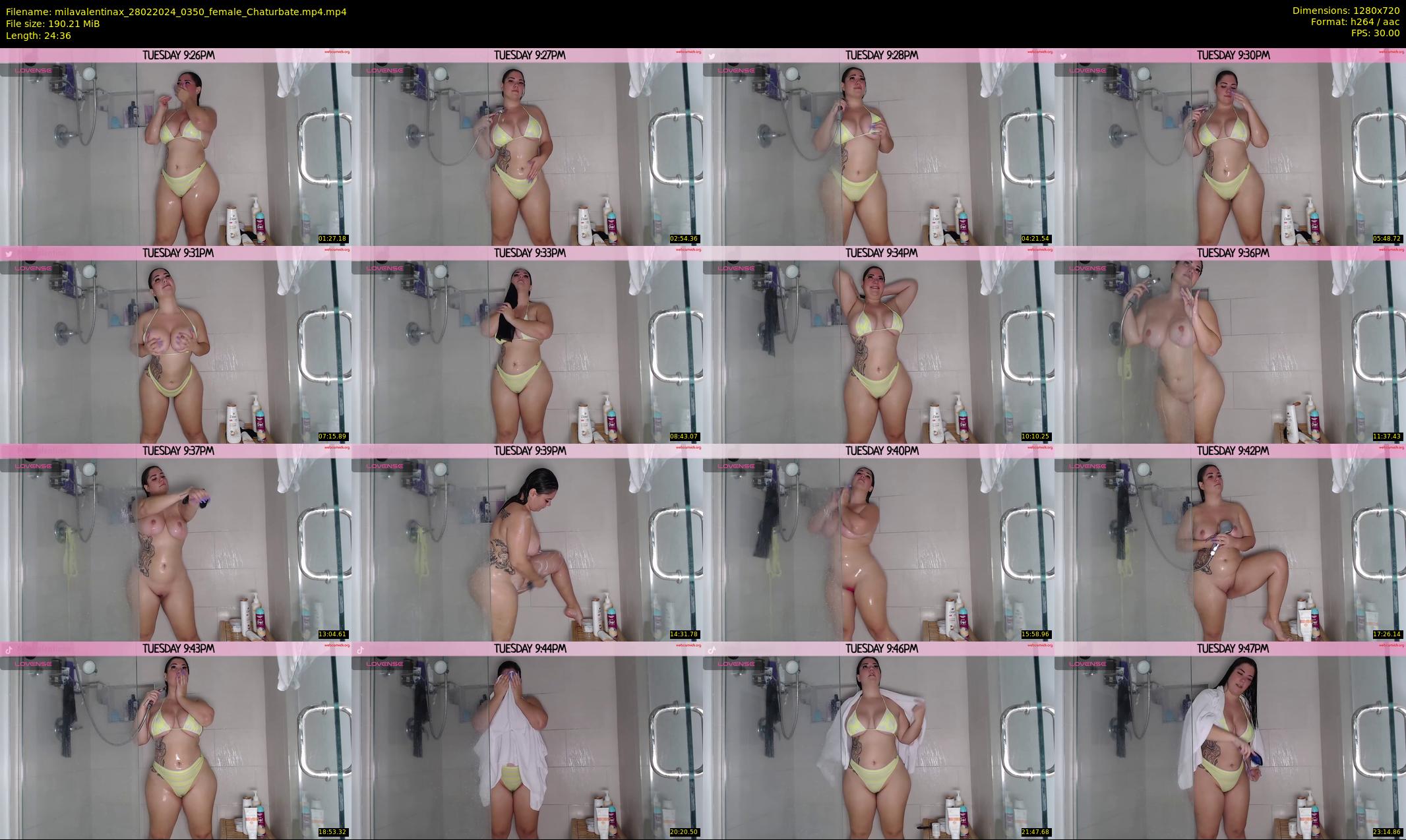 milavalentinax — 25 minute Chaturbate female cam show recording, 720p, Feb 28, 2024
