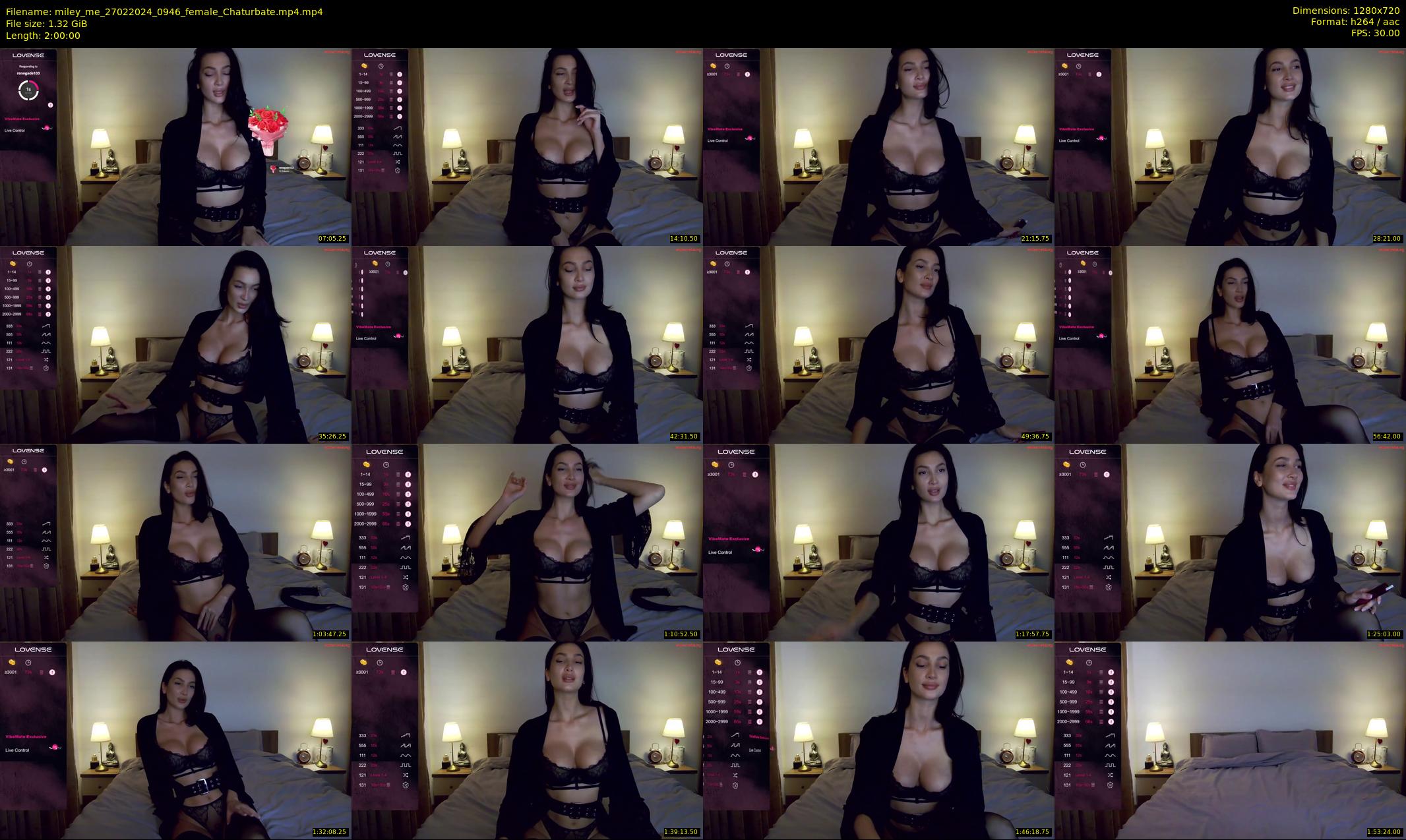 miley_me — 120 minute Chaturbate female cam show recording, 720p, Feb 27, 2024