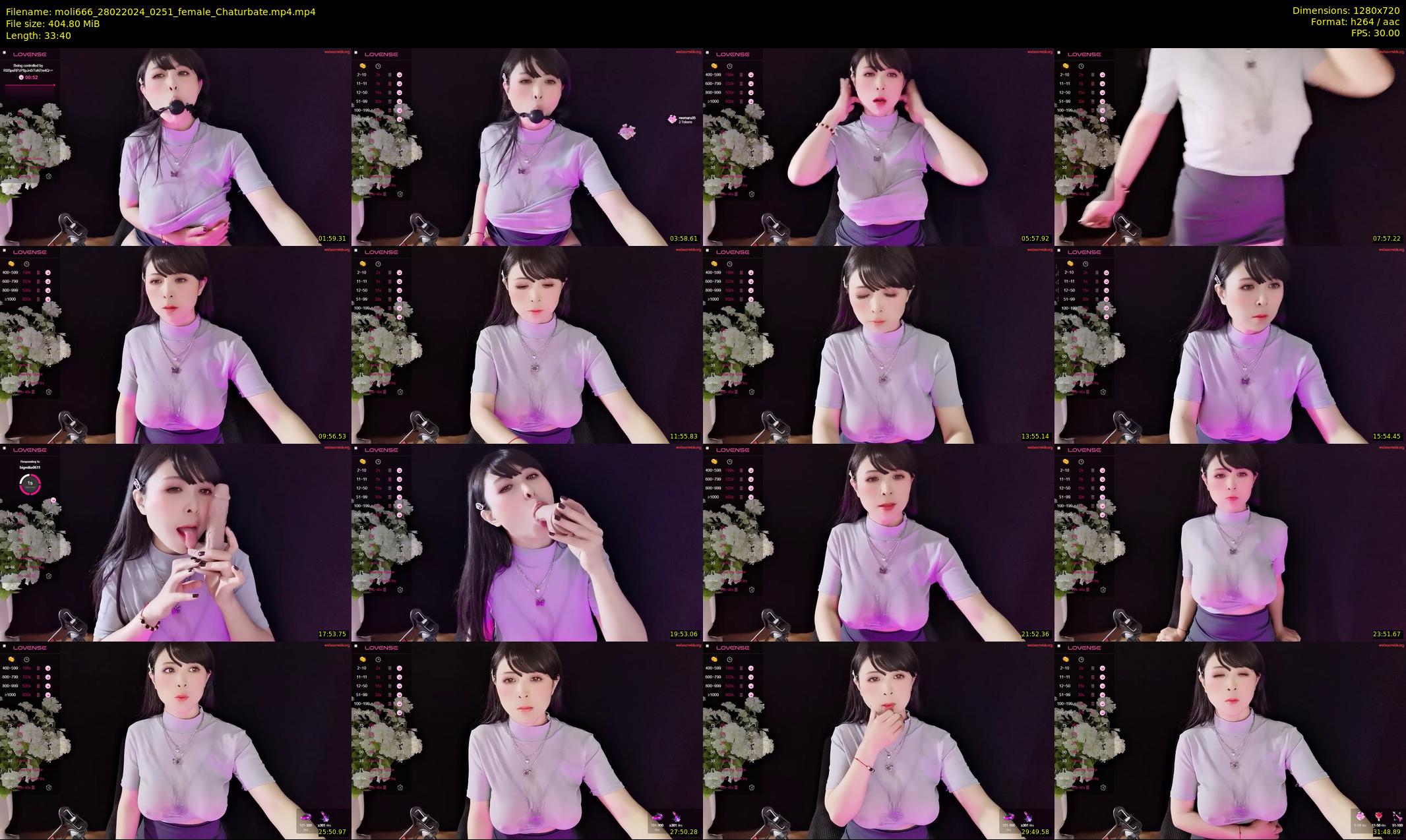 moli666 — 34 minute Chaturbate female cam show recording, 720p, Feb 28, 2024