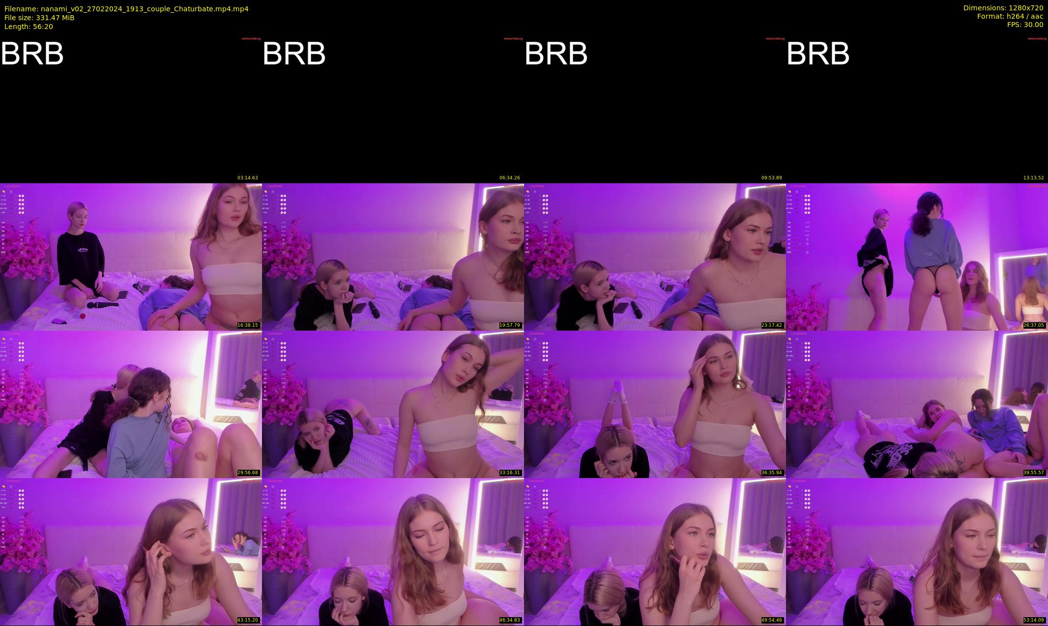 nanami_v02 — 57 minute Chaturbate couple cam show recording, 720p, Feb 27, 2024