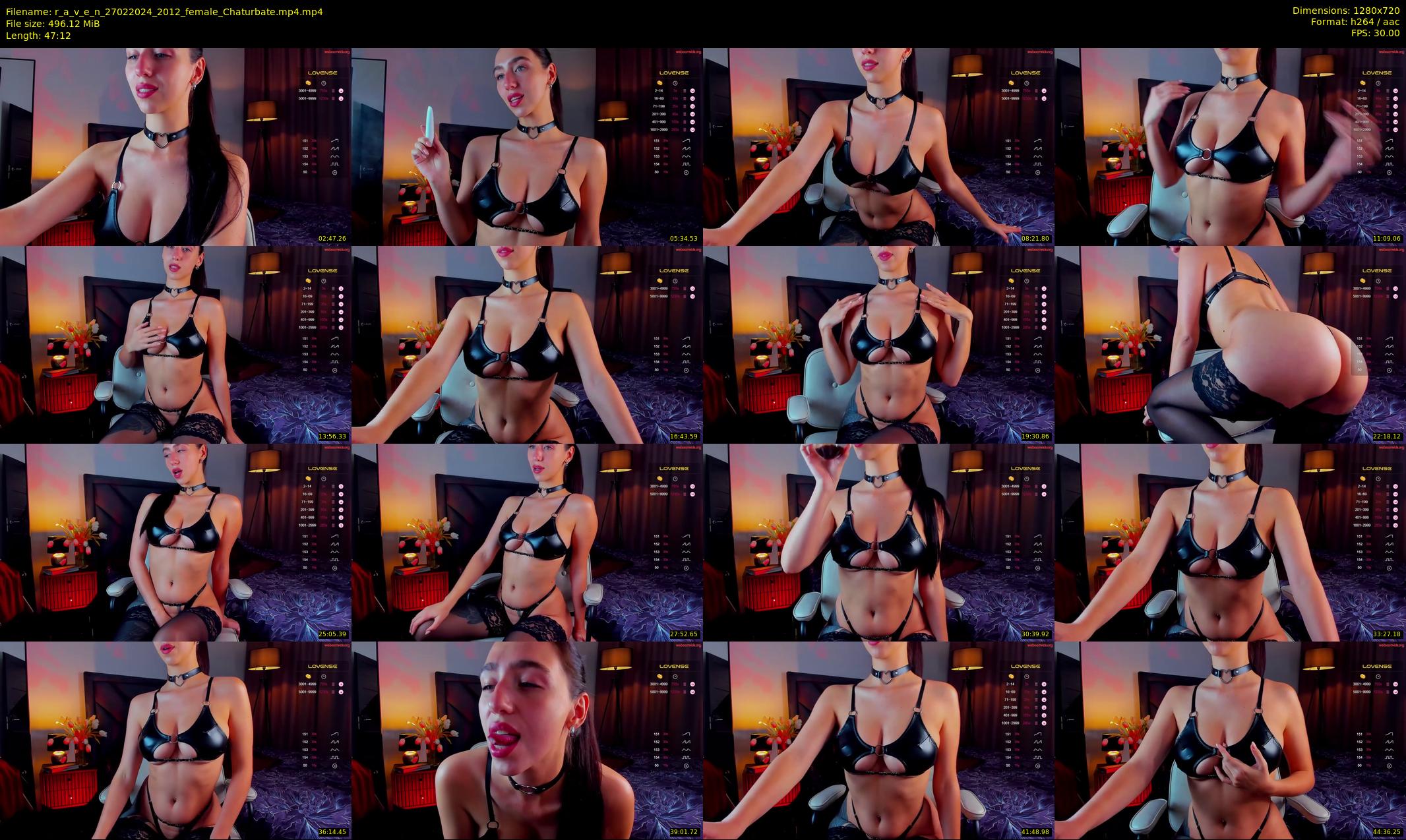 r_a_v_e_n — 48 minute Chaturbate female cam show recording, 720p, Feb 27, 2024