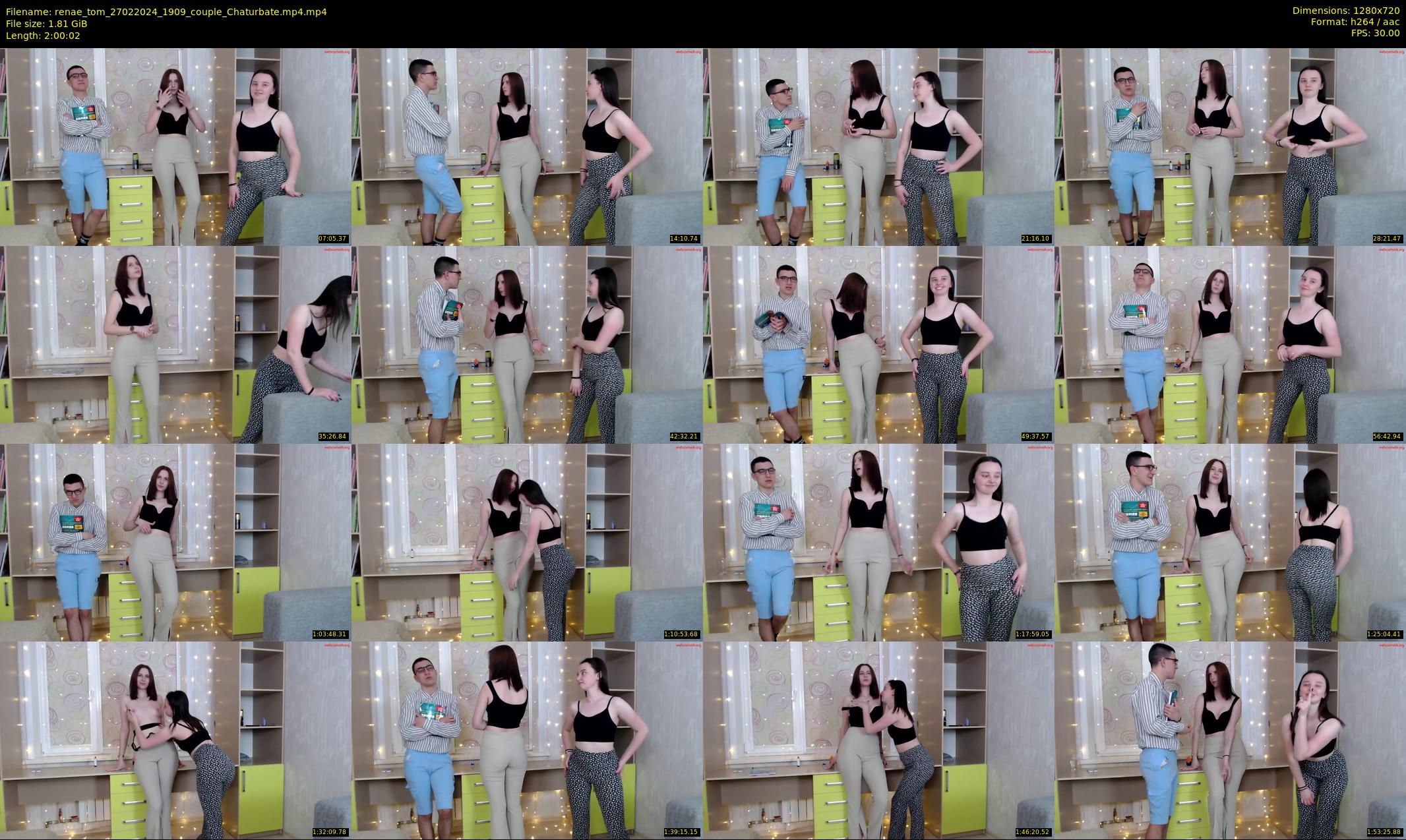 renae_tom — 121 minute Chaturbate couple cam show recording, 720p, Feb 27, 2024