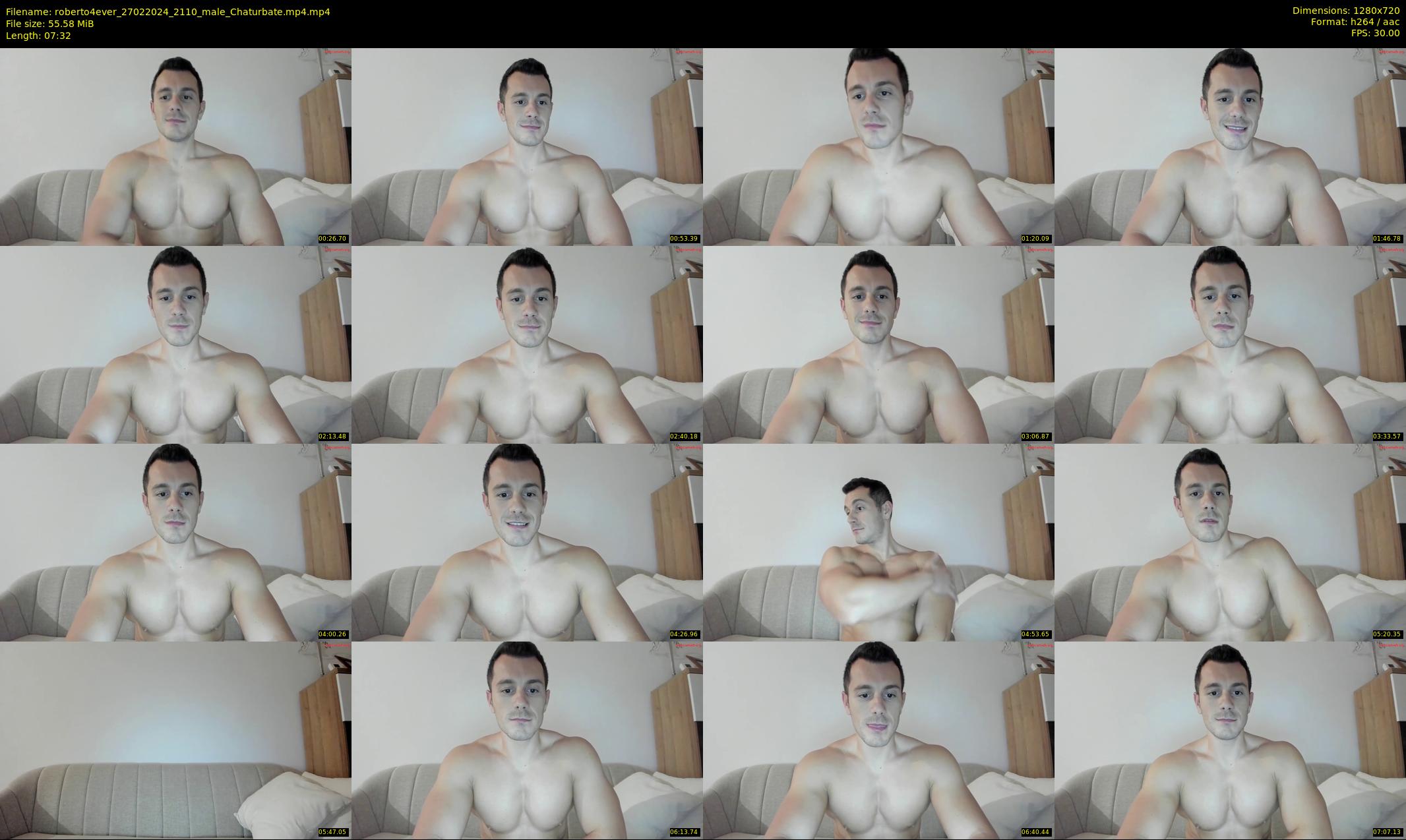 roberto4ever — 8 minute Chaturbate male cam show recording, 720p, Feb 27, 2024