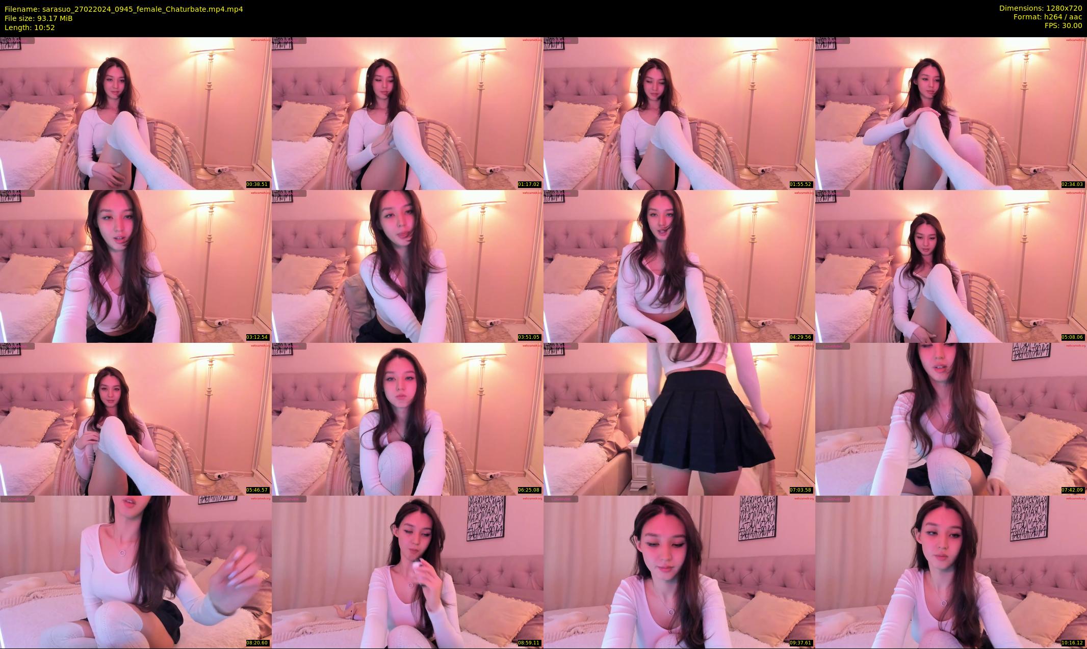 sarasuo — 11 minute Chaturbate female cam show recording, 720p, Feb 27, 2024