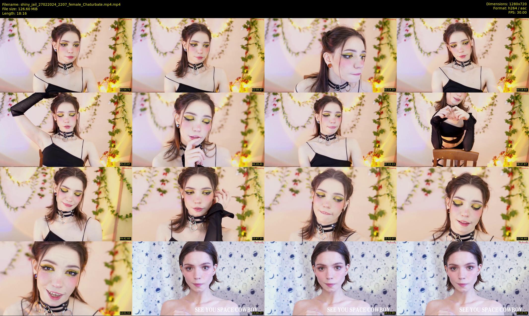 shiny_jail — 19 minute Chaturbate female cam show recording, 720p, Feb 27, 2024